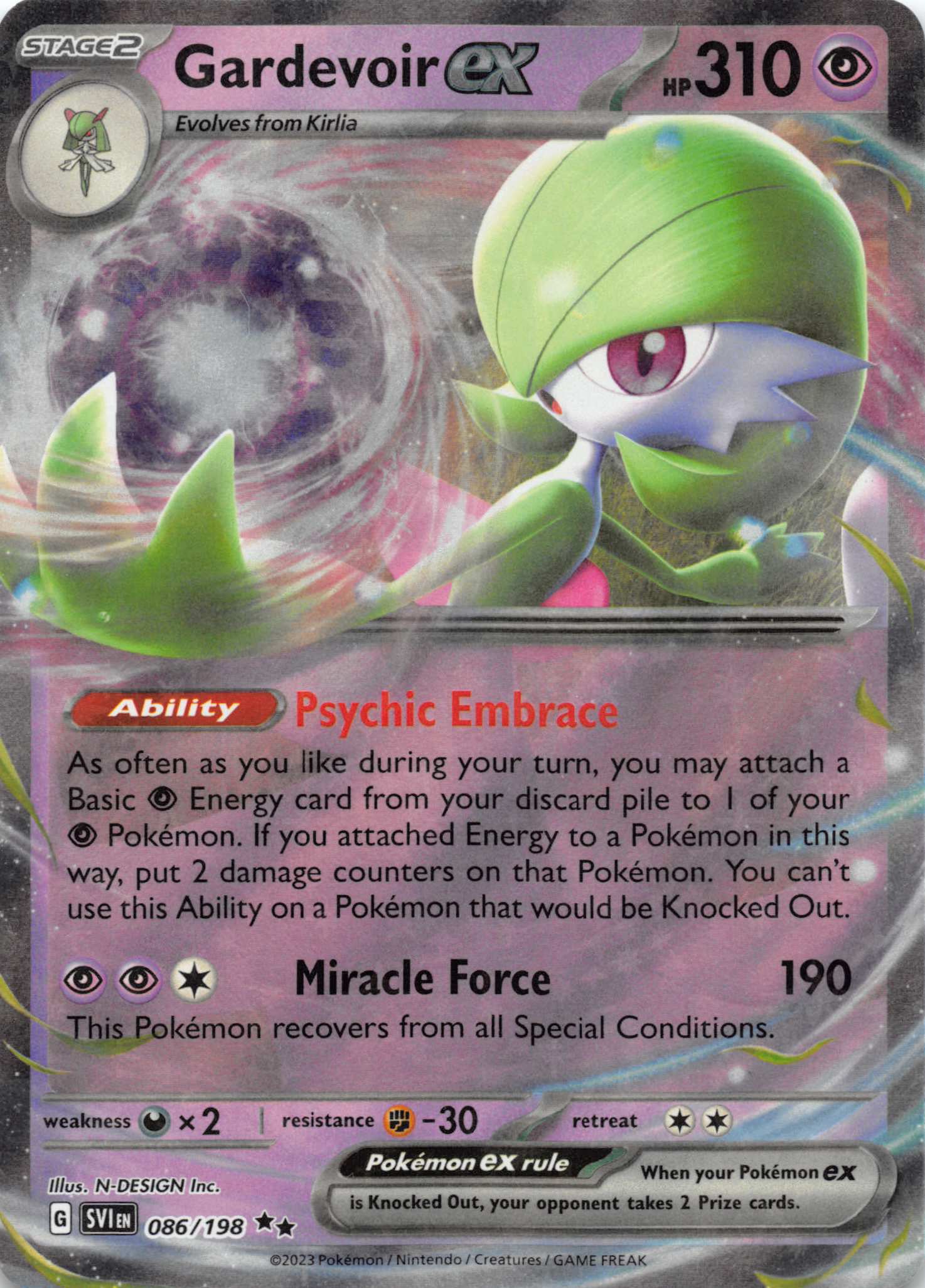 Gardevoir ex (086/198) [Scarlet & Violet: Base Set]