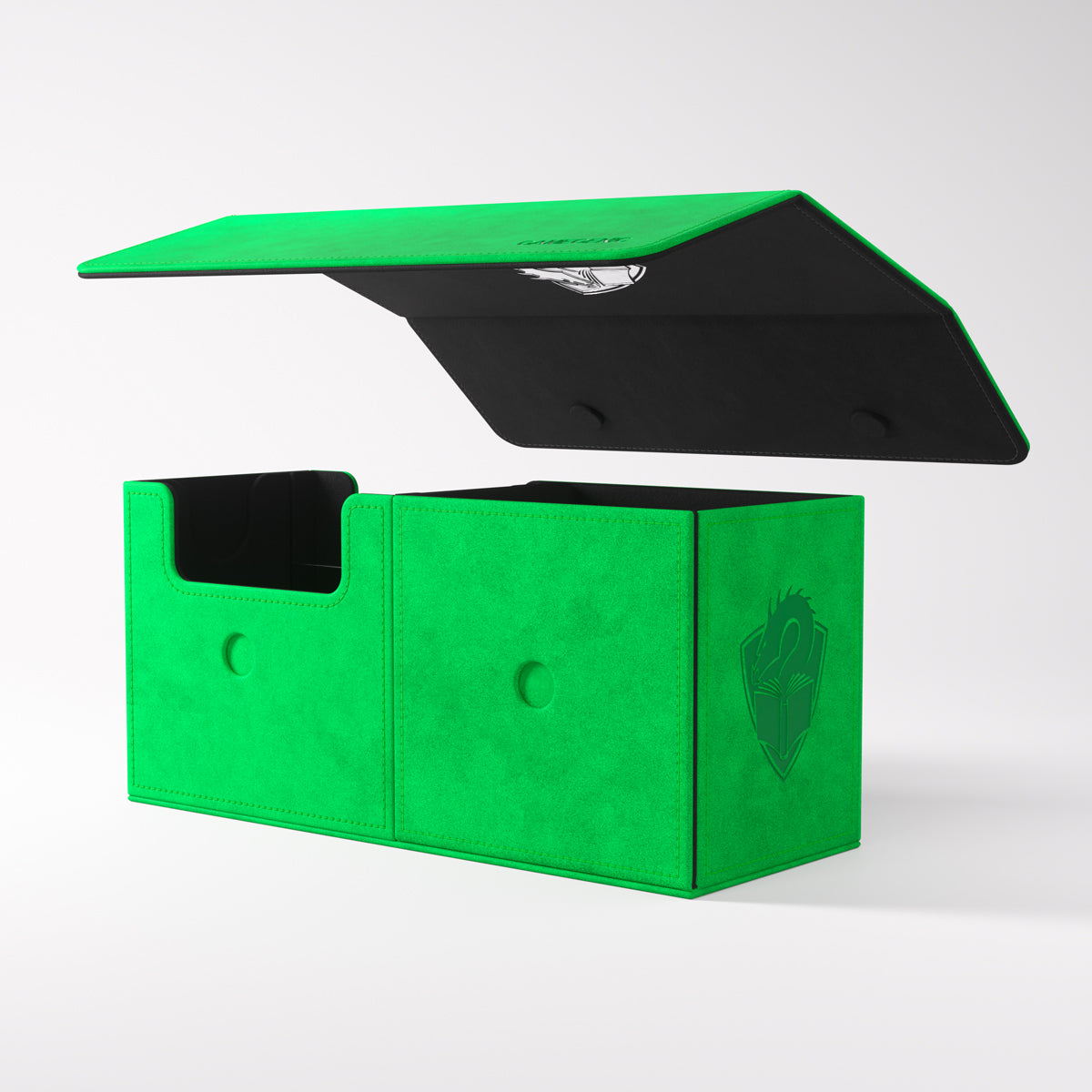 The Academic 133+ XL Convertible Green/Black Deck Box (133ct)