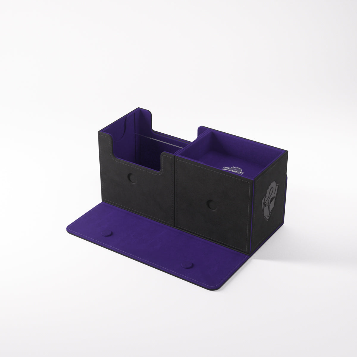 The Academic 133+ XL Convertible Black/Purple Deck Box (133ct)