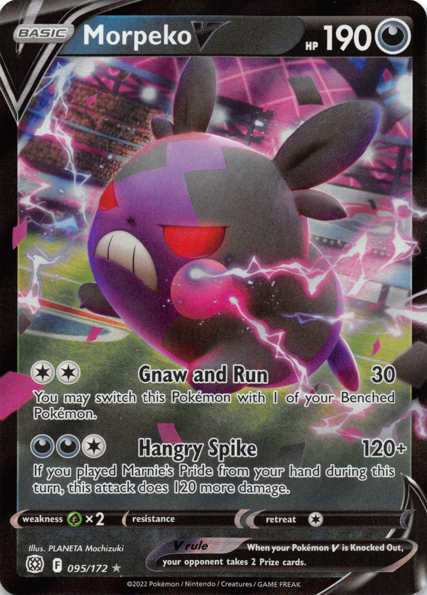 Zarude V 016/172 Brilliant Stars - Ultra Rare Pokemon Card - Holo Foil