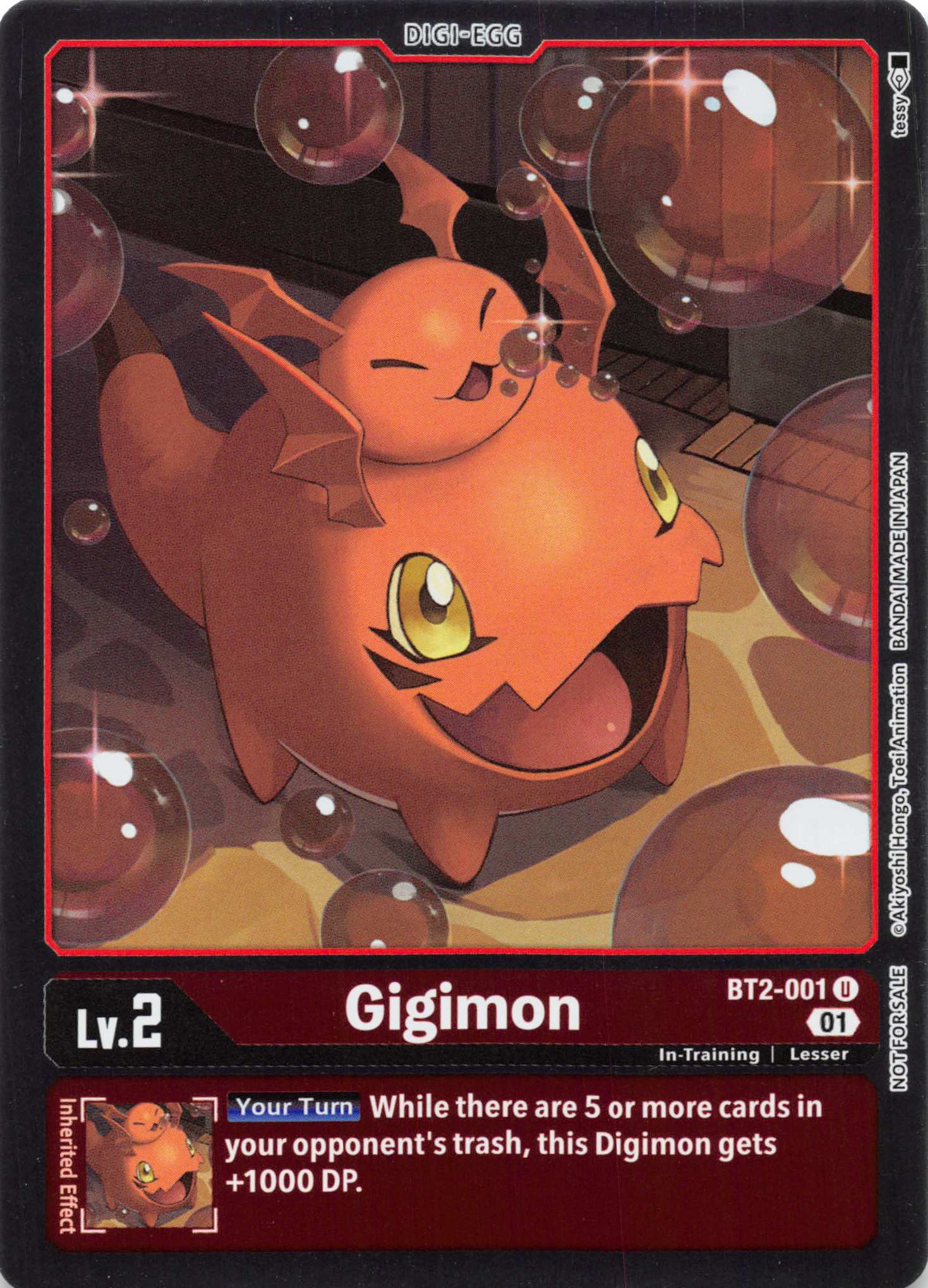 Gigimon (ST-11 Special Entry Pack) [BT2-001] [Release Special Booster] Foil