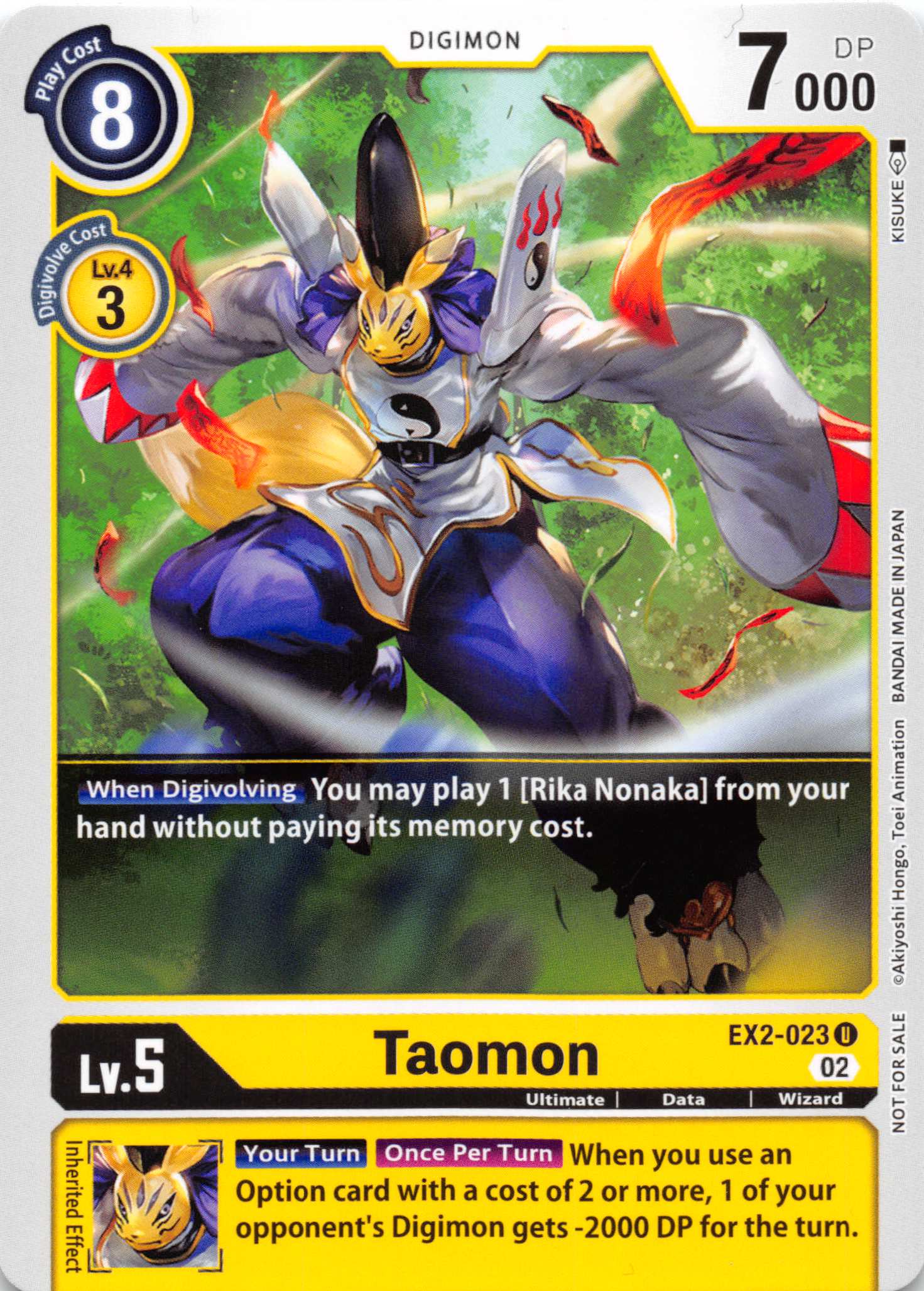 Taomon - EX2-023 (Tamer Party Vol. 6 Promo) [EX2-023] [Digital Hazard] Normal