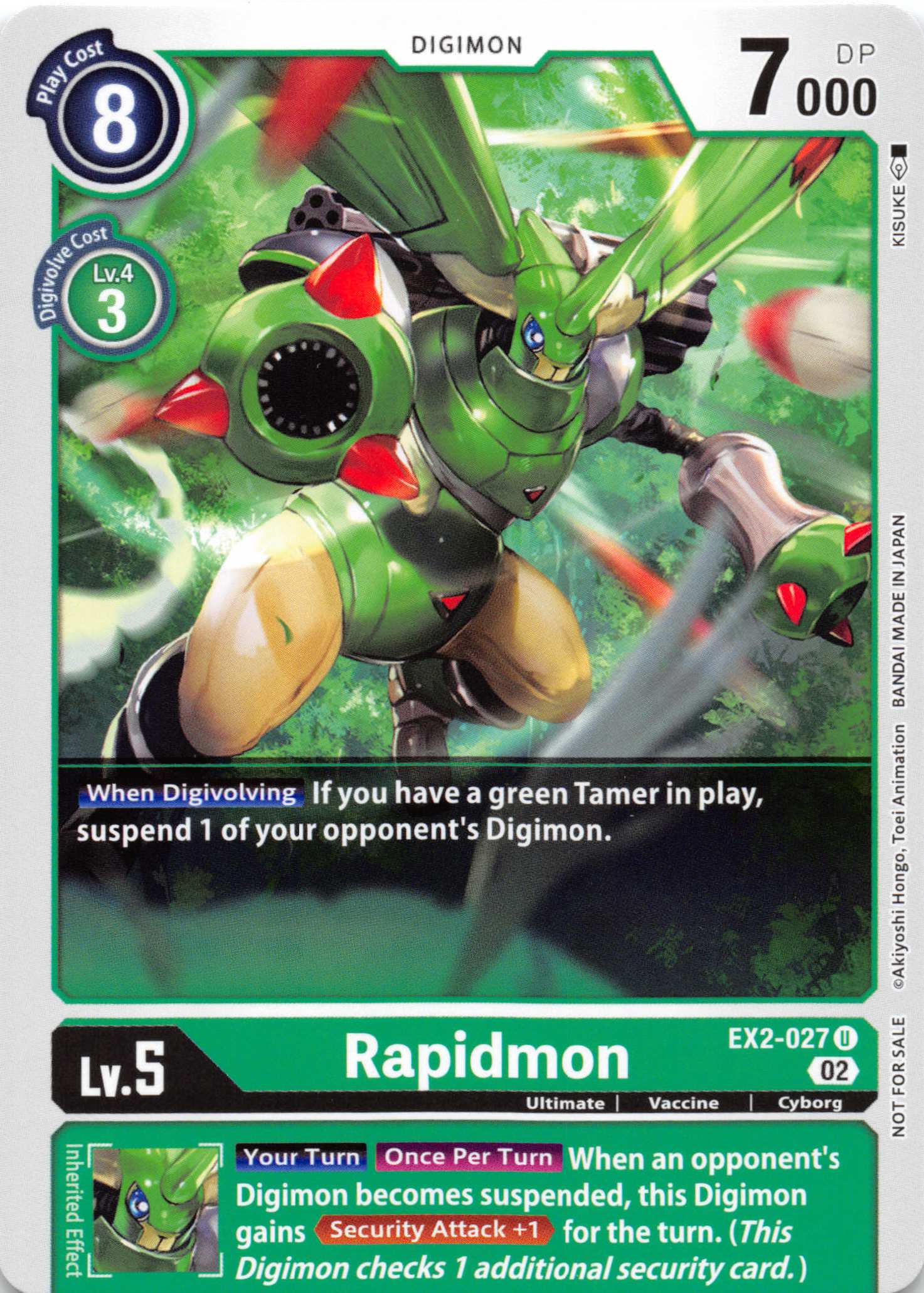 Rapidmon - EX2-027 (Tamer Party Vol. 6 Promo) [EX2-027] [Digital Hazard] Normal