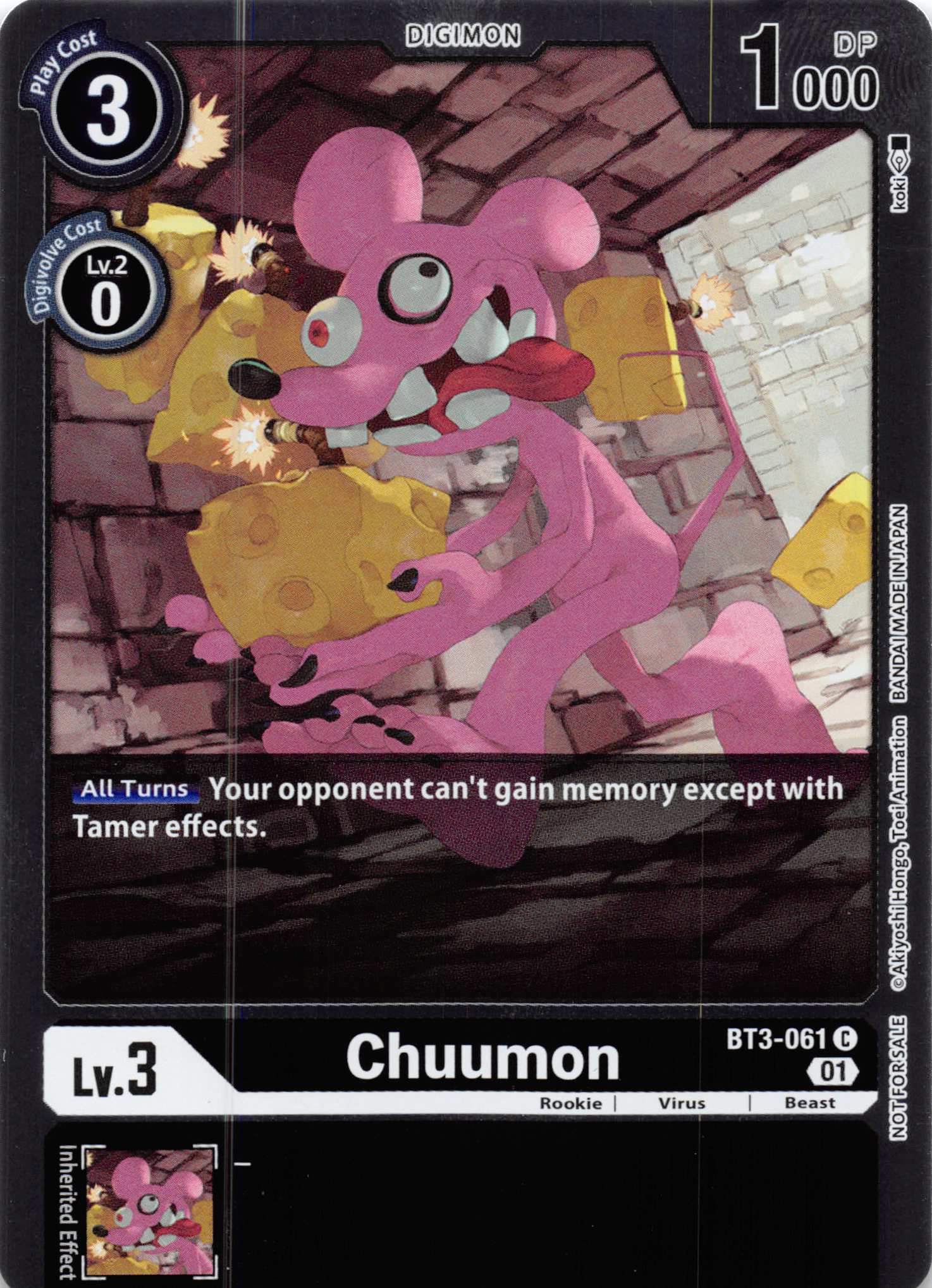 Chuumon (Official Tournament Pack Vol. 7) [BT3-061] [Release Special Booster] Foil