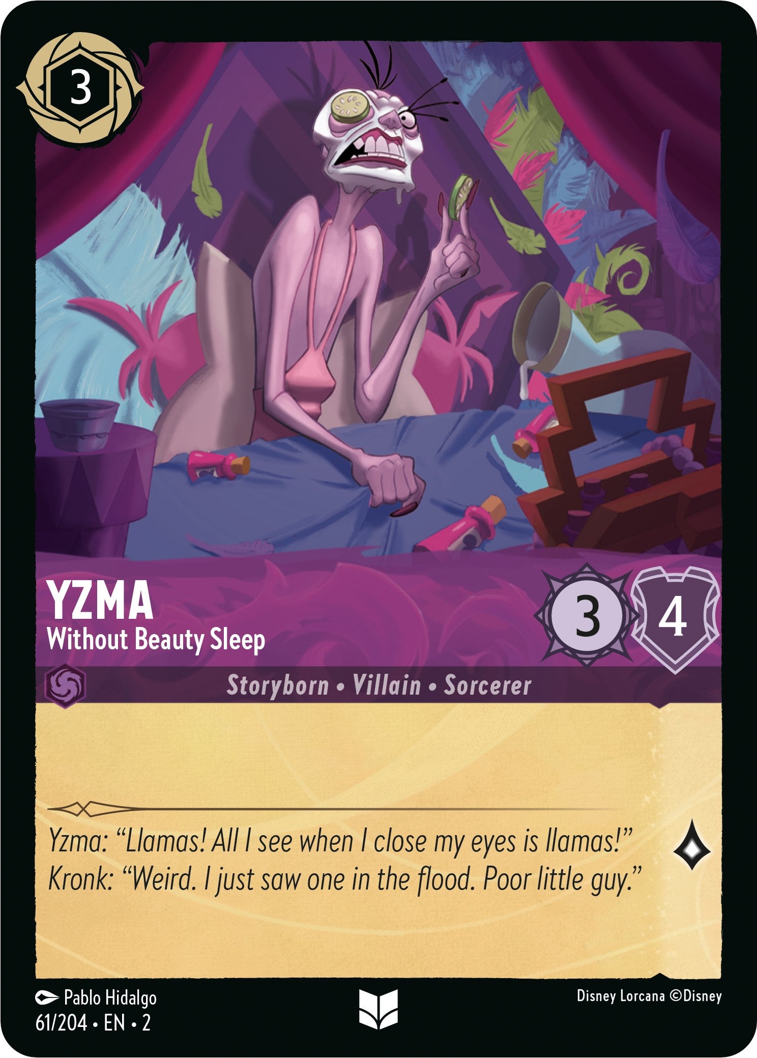 Yzma - Without Beauty Sleep 61/204 (Rise of the Floodborn) Cold Foil
