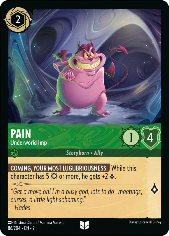 Pain - Underworld Imp 86/204 (Rise of the Floodborn) Cold Foil