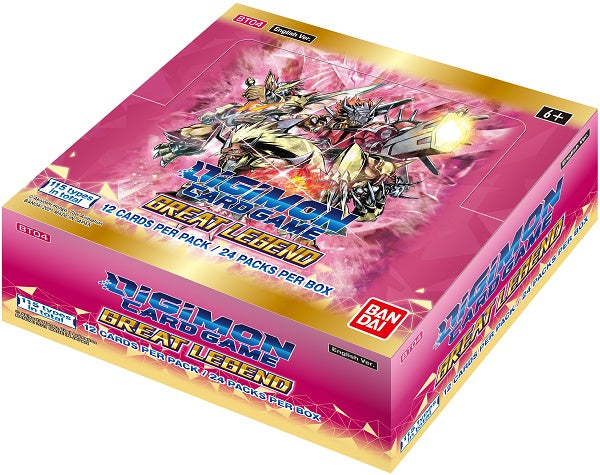 digimon bt04 booster box Digimon TCG: Great Legend Booster Box BT04