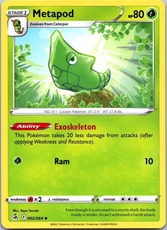 Metapod (002/264) [Sword & Shield: Fusion Strike]