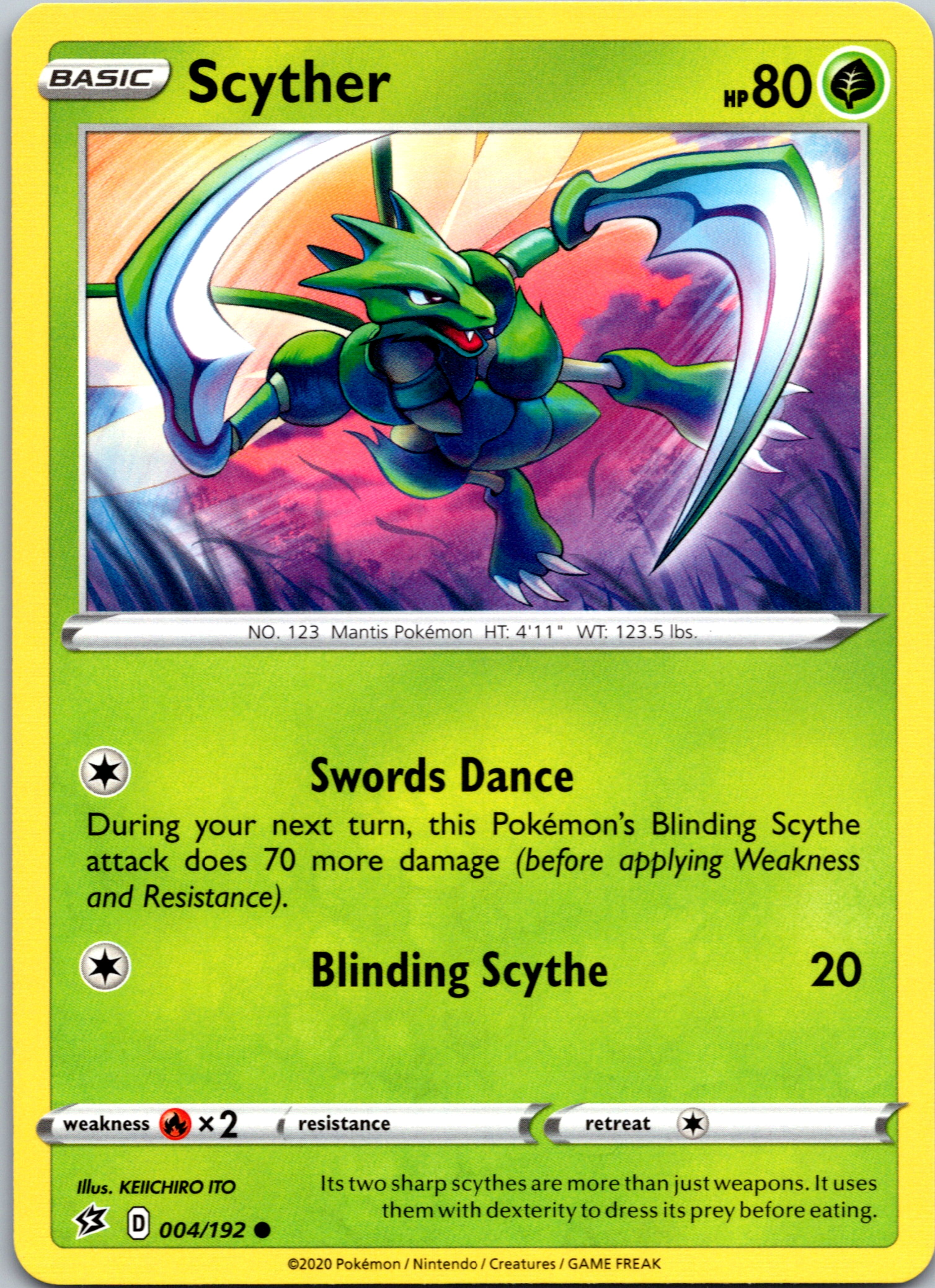 Scyther (4/192) [Sword & Shield: Rebel Clash]