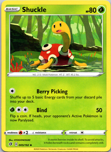 Shuckle (005/192) [Sword & Shield: Rebel Clash]