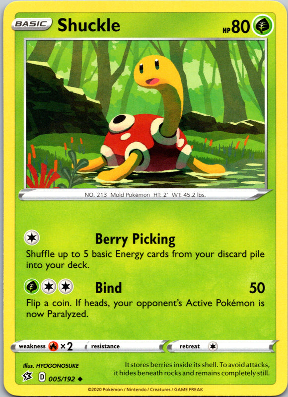 Shuckle (005/192) [Sword & Shield: Rebel Clash]