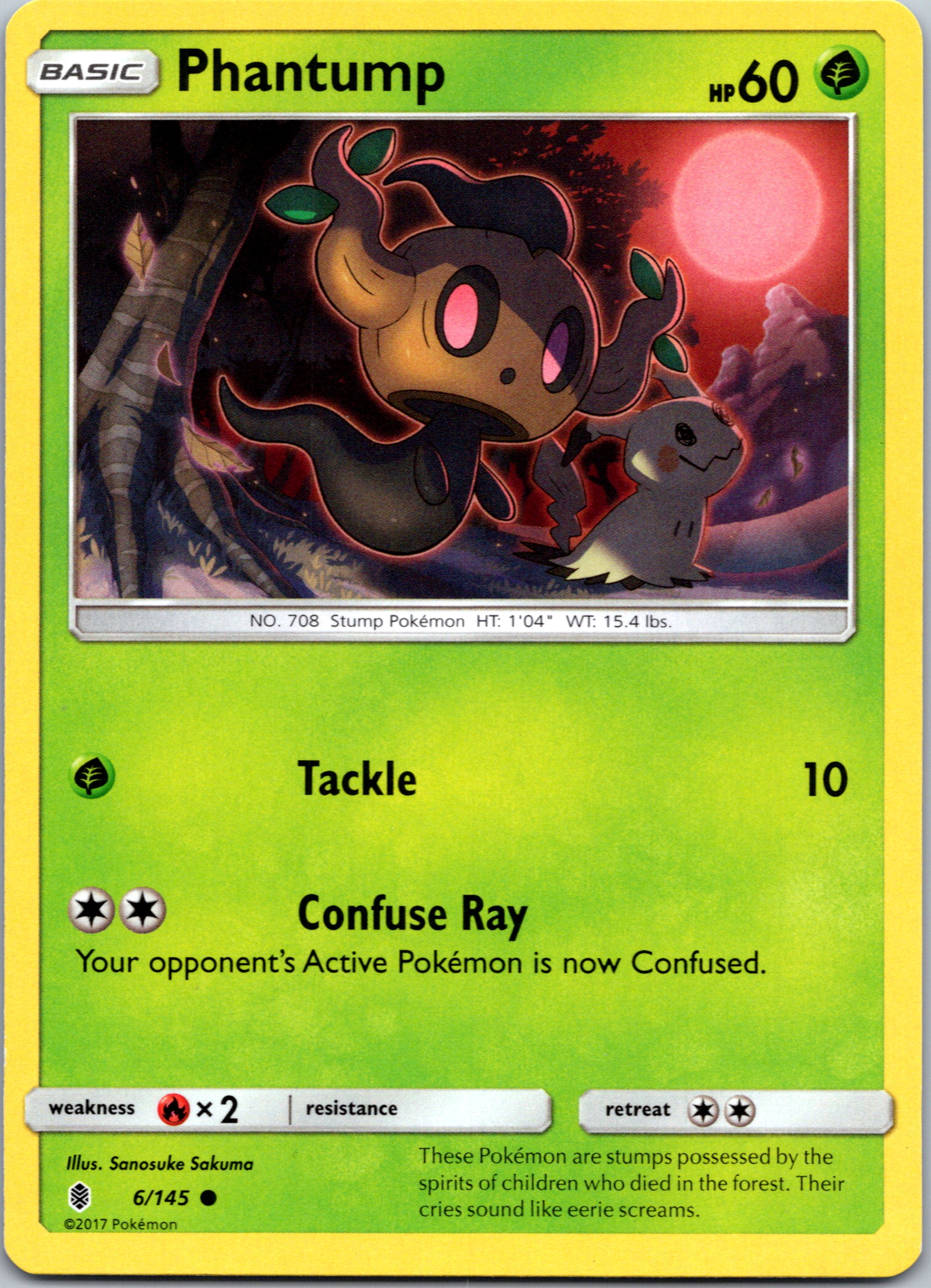 Phantump (6/145) [Sun & Moon: Guardians Rising]