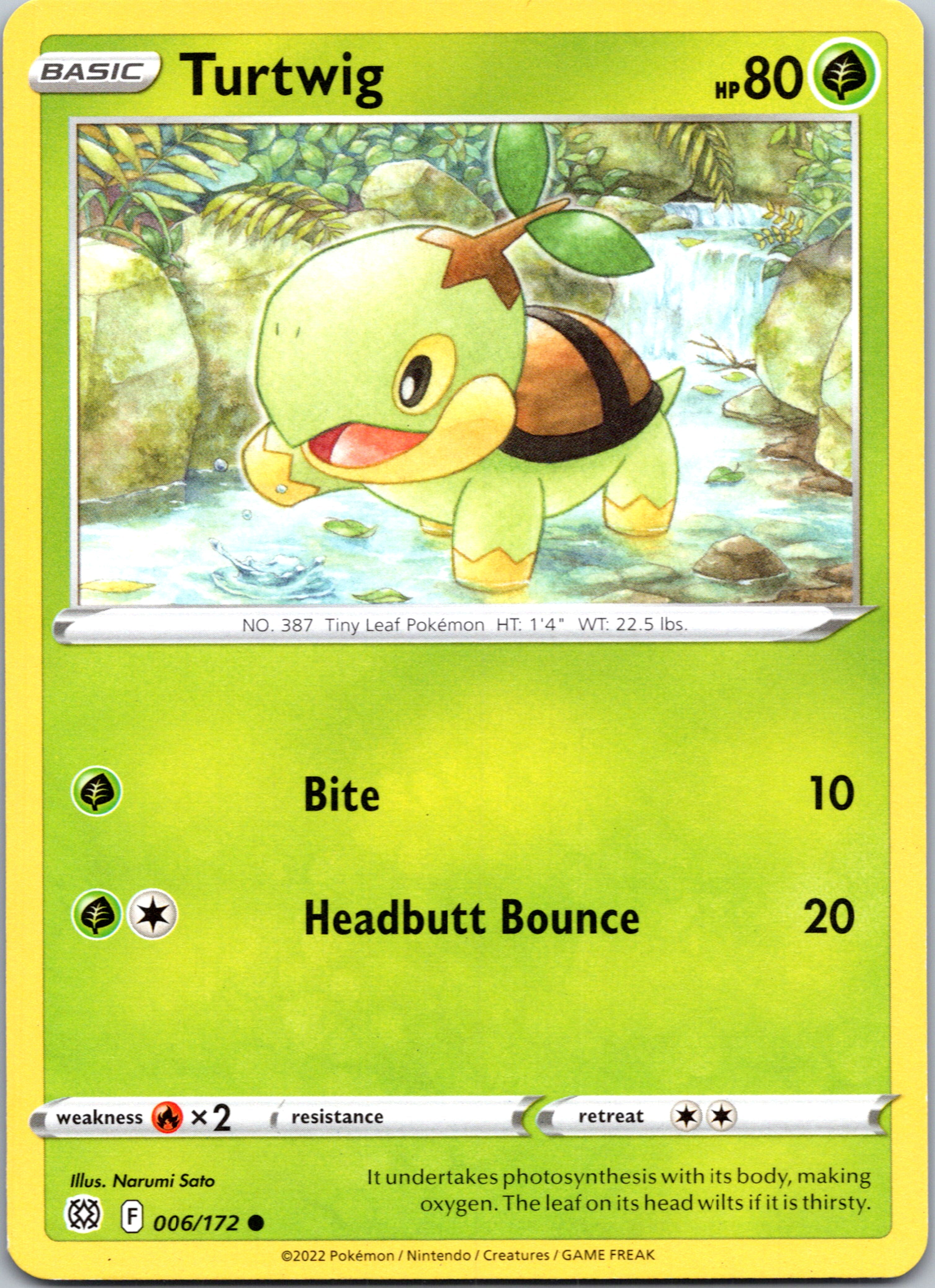 Turtwig (006/172) [Sword & Shield: Brilliant Stars]