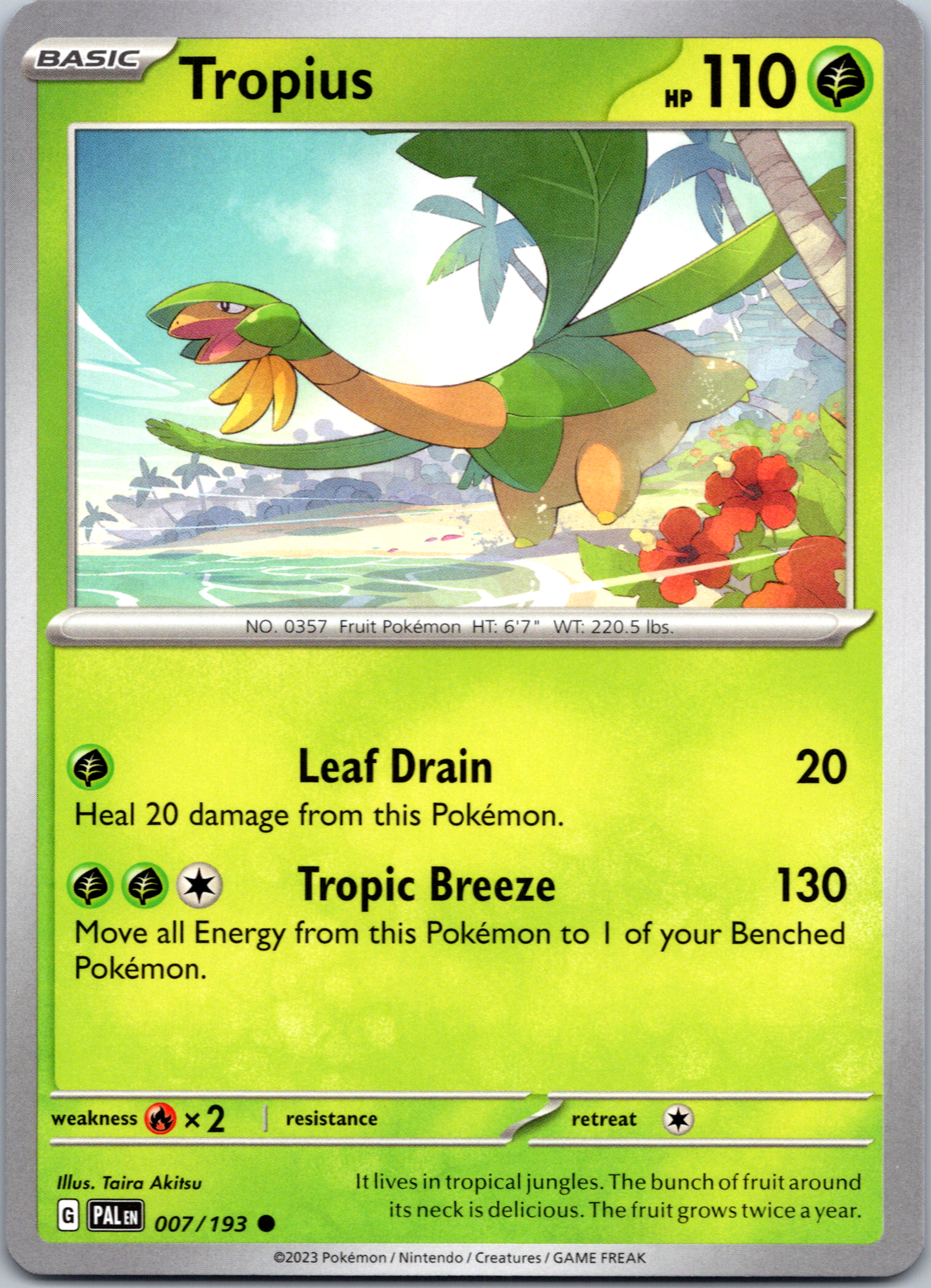 Tropius (007/193) [Scarlet & Violet: Paldea Evolved]