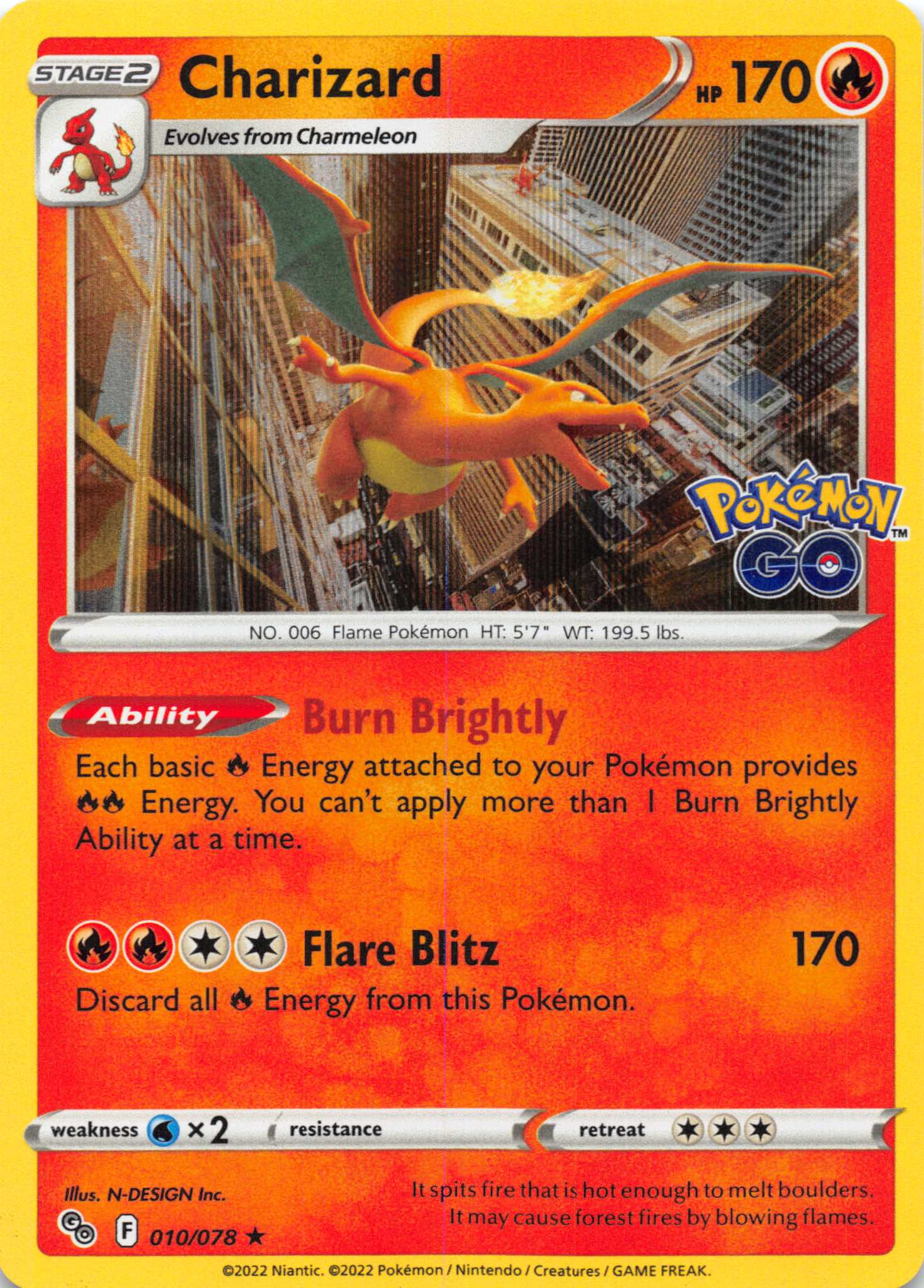 Charizard (010/078) [Pokémon  GO]