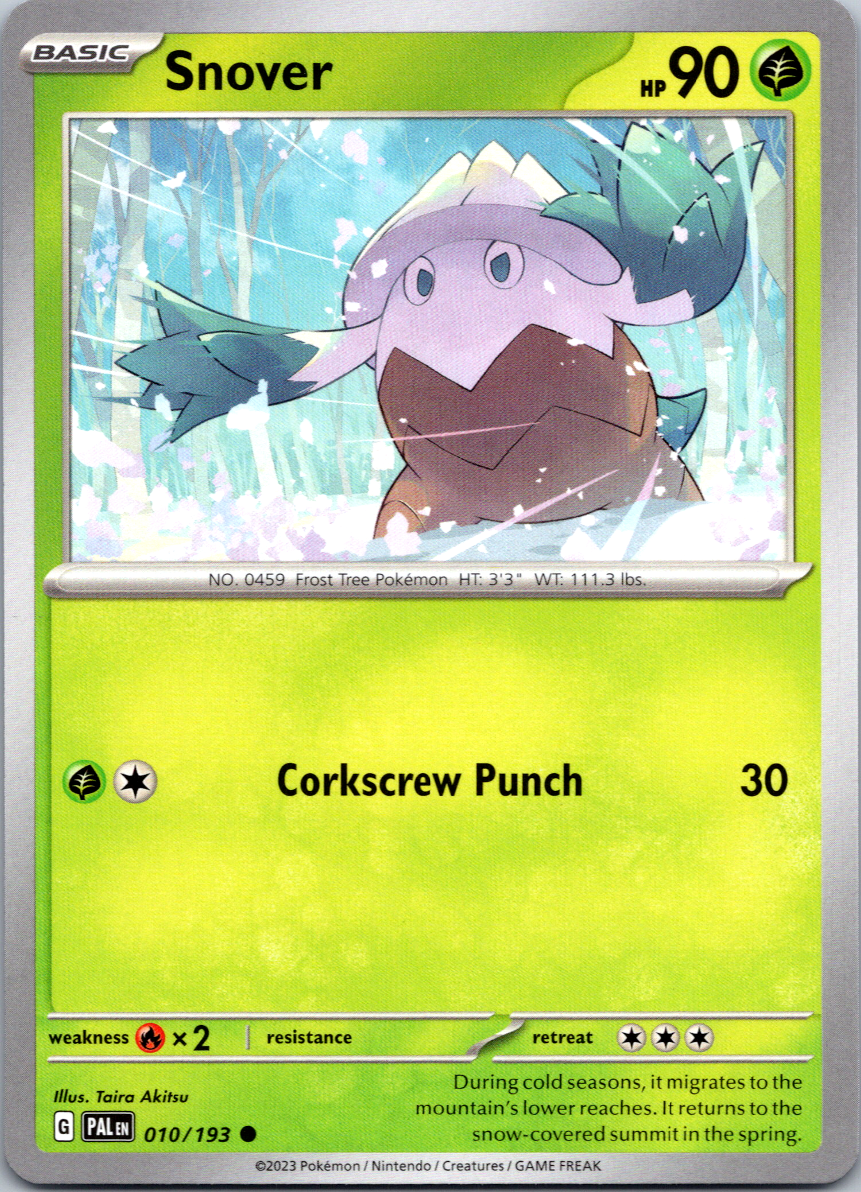 Snover (010/193) [Scarlet & Violet: Paldea Evolved]