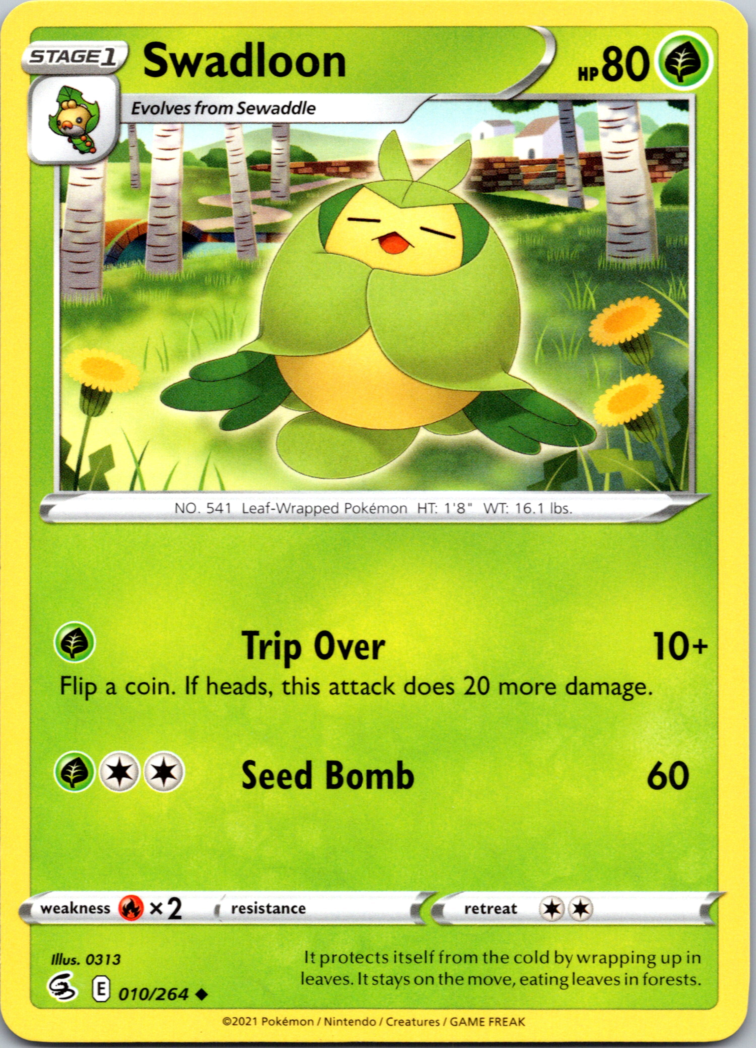 Swadloon (010/264) [Sword & Shield: Fusion Strike]