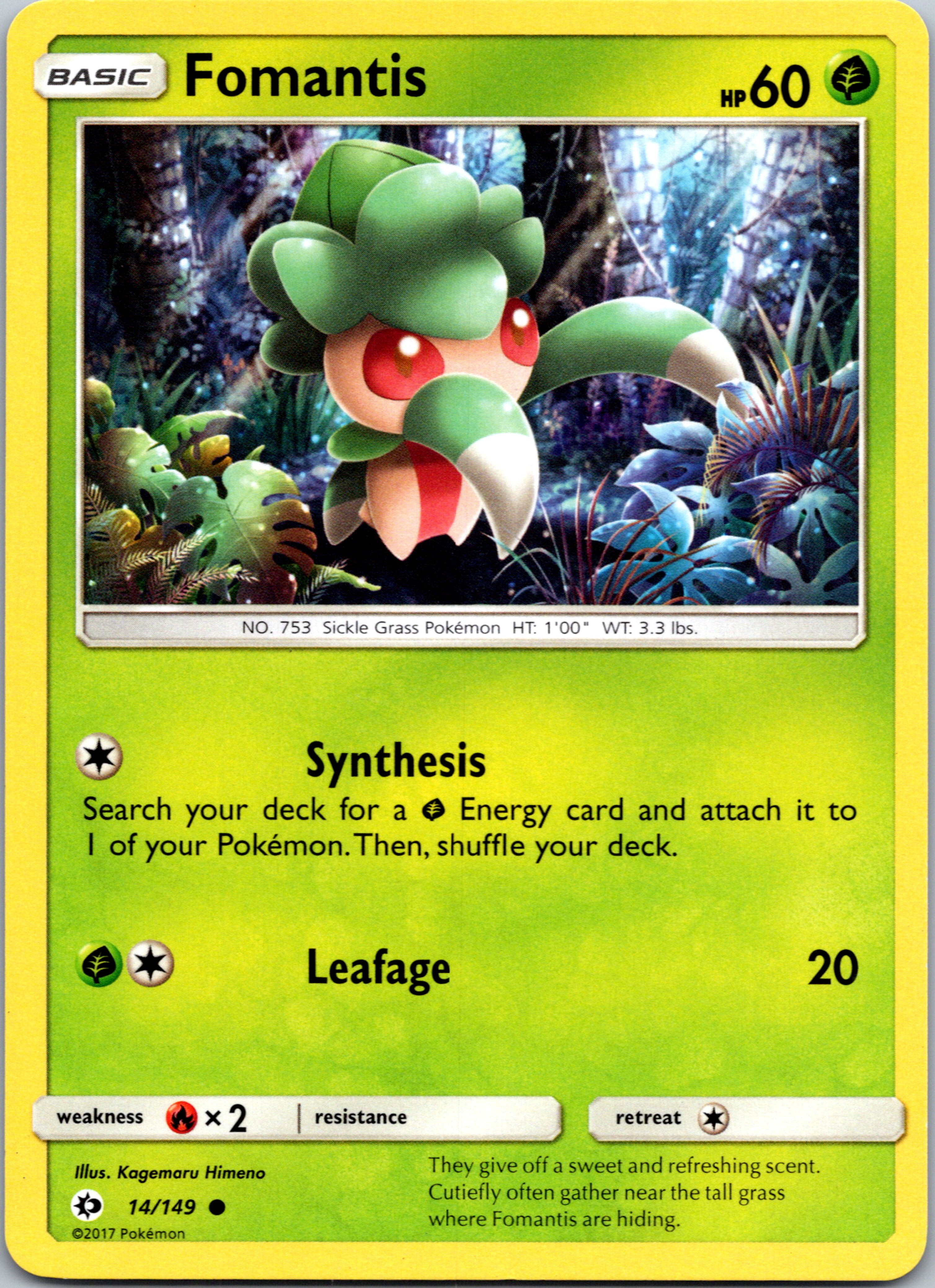 Fomantis (14) [SM Base Set]