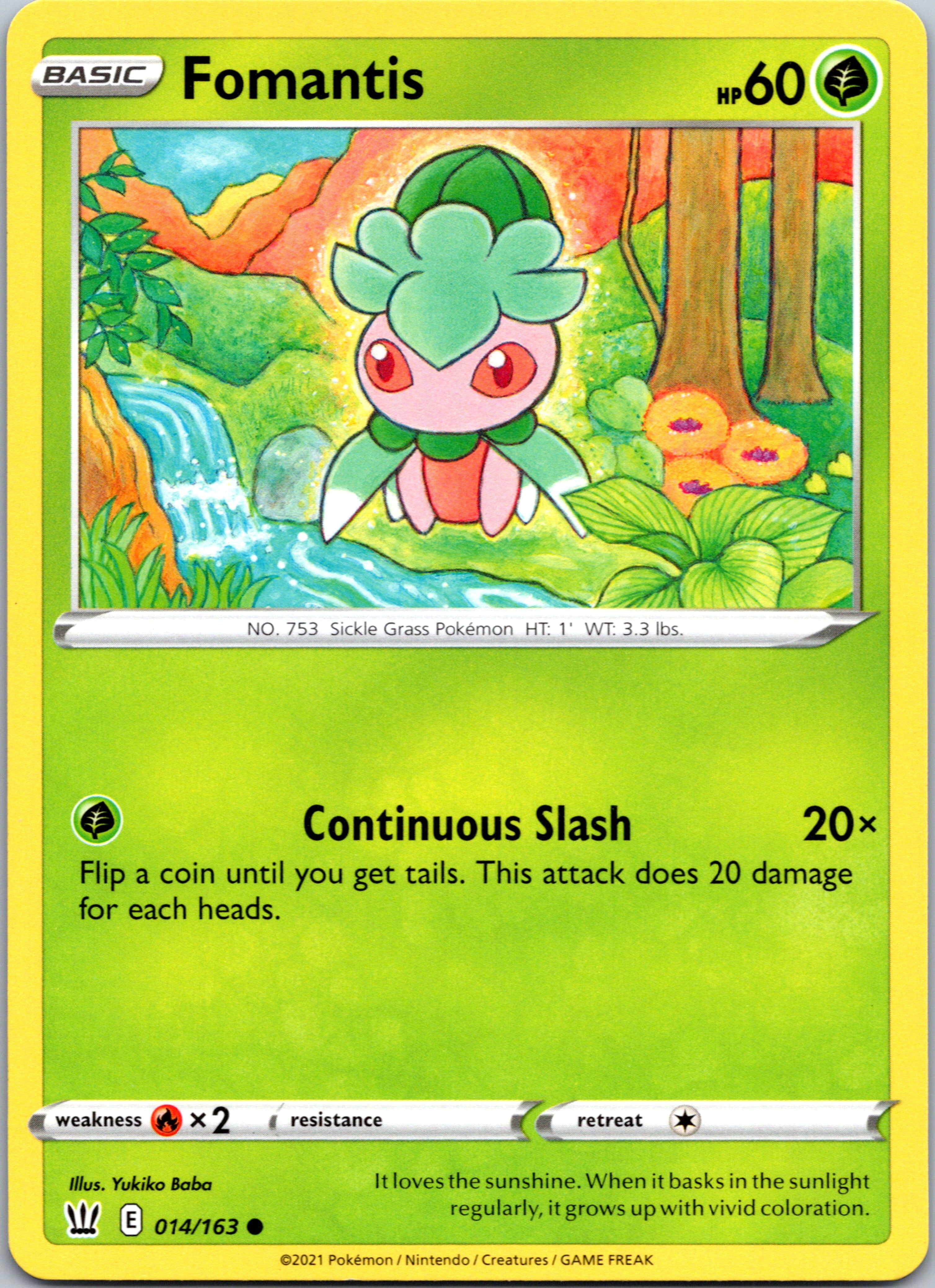 Fomantis [014/163] [SWSH05: Battle Styles]