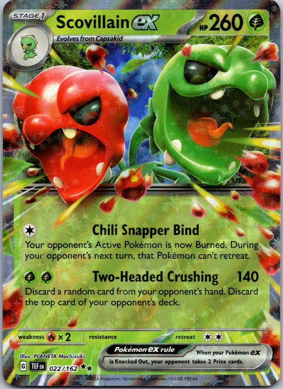 Scovillain ex [022/162] - (Temporal Forces) Holofoil