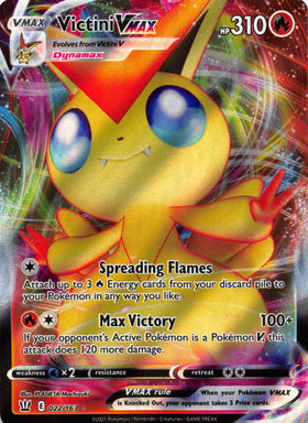 Victini VMAX (022/163) [Sword & Shield: Battle Styles]