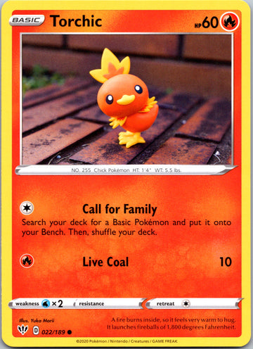 Torchic (022/189) [SWSH03: Darkness Ablaze]