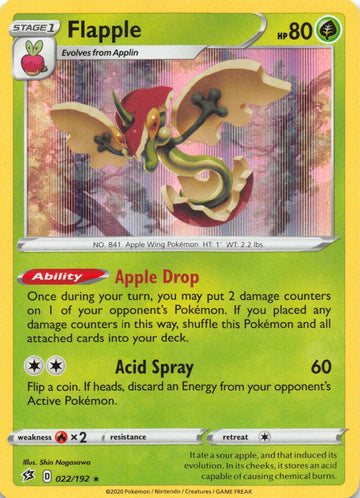 Flapple (022/192) [Sword & Shield: Rebel Clash]