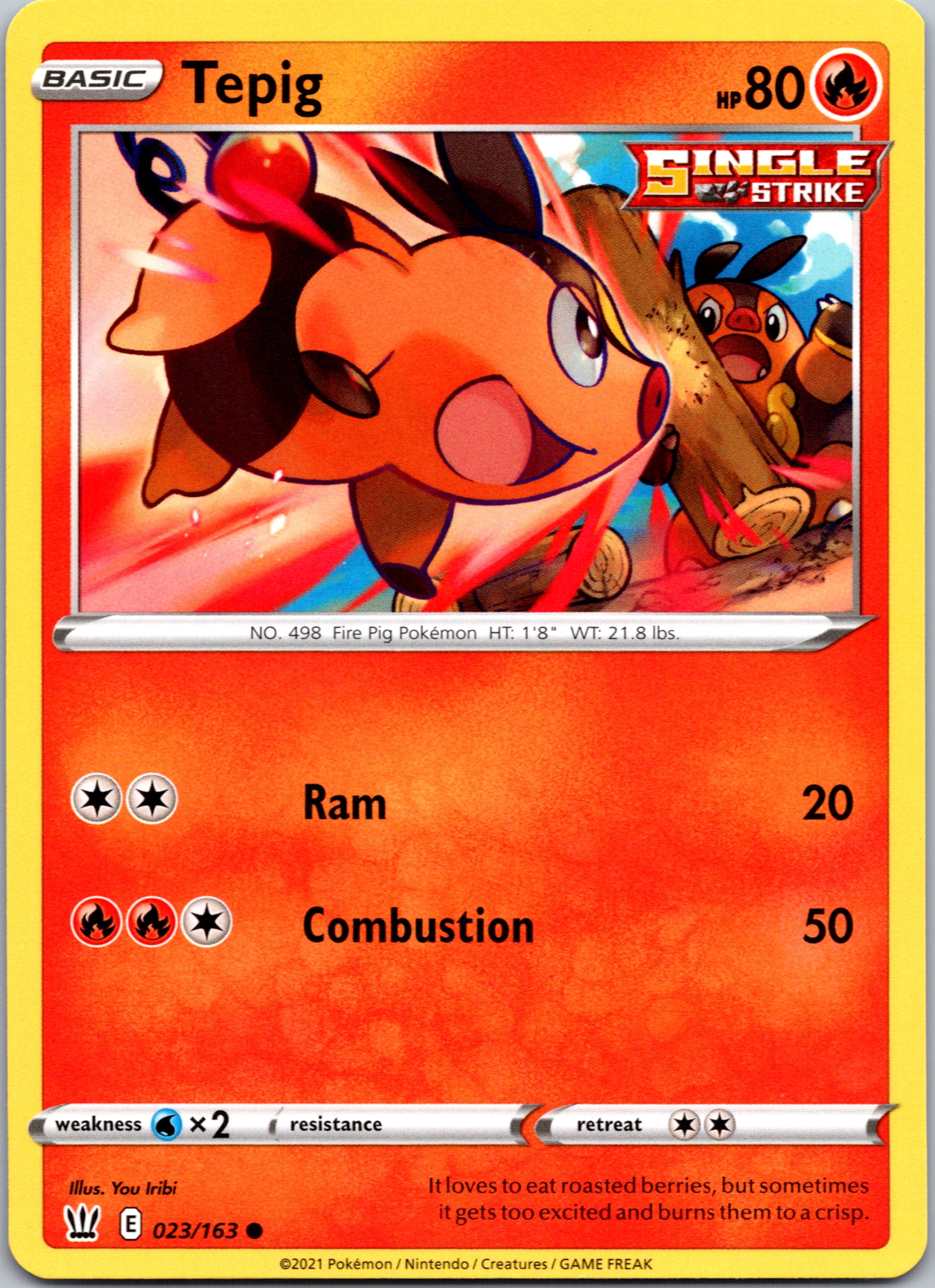 Tepig [023/163] [SWSH05: Battle Styles]