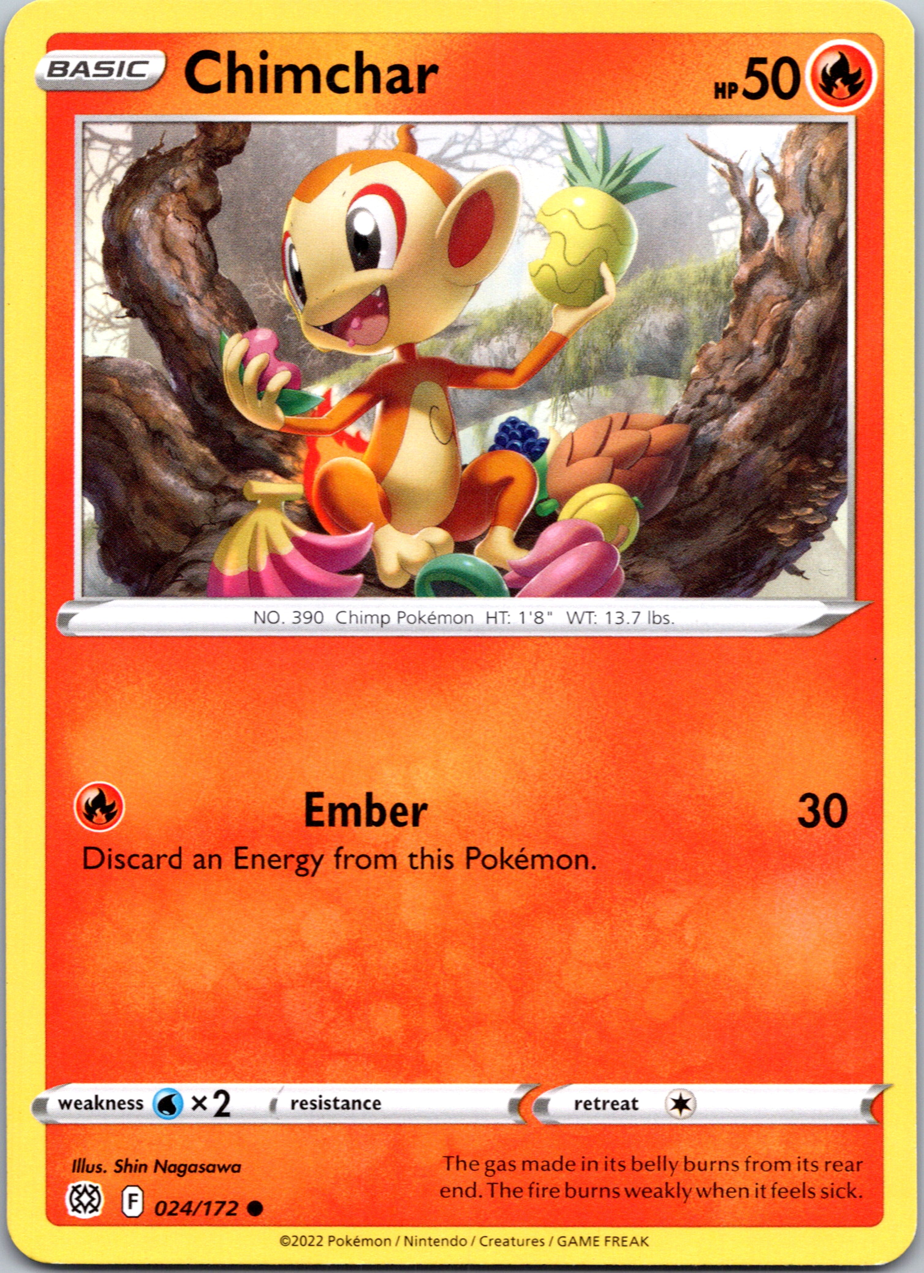 Chimchar (024/172) [Sword & Shield: Brilliant Stars]