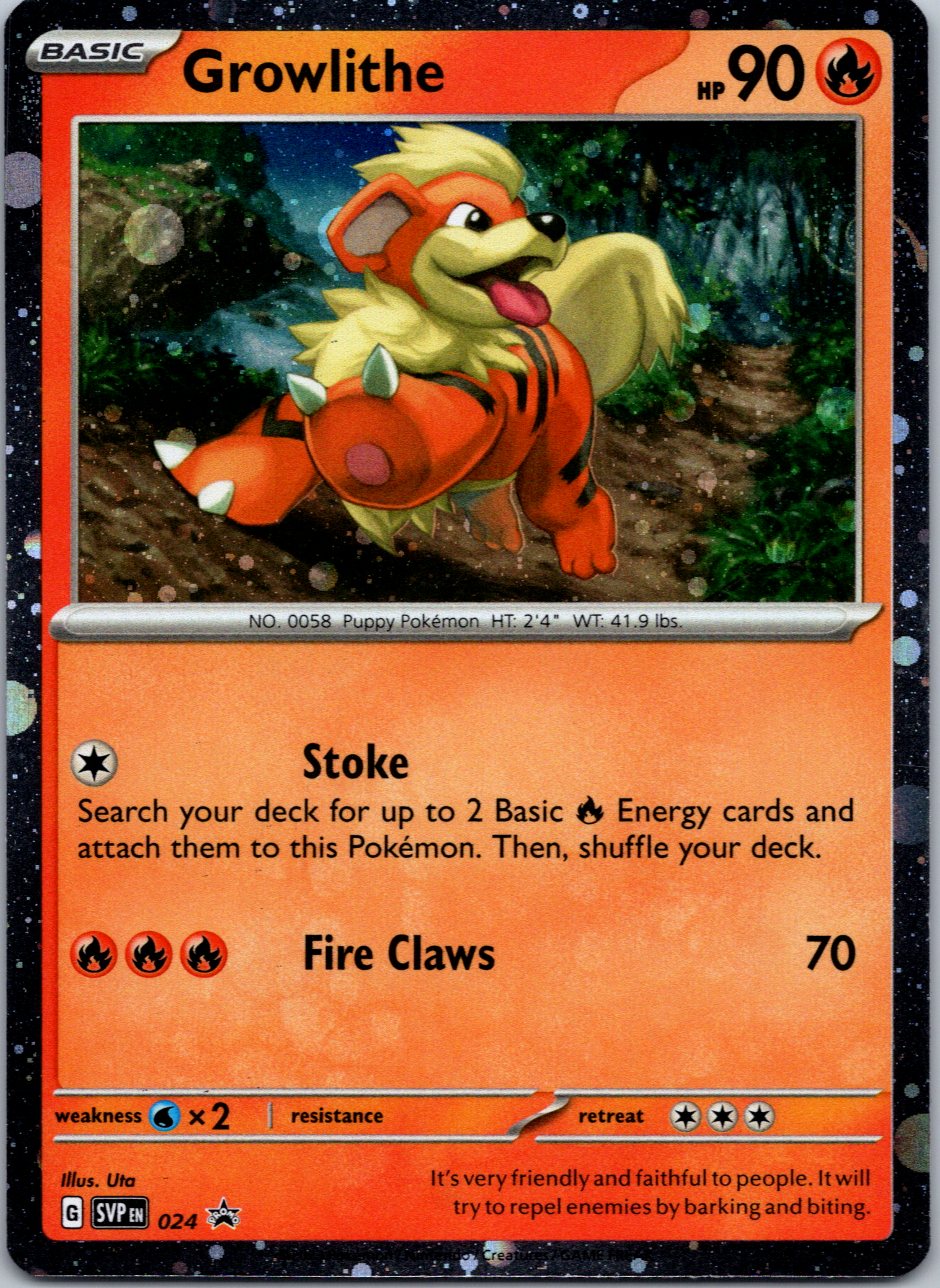 Growlithe (024) [Scarlet & Violet: Black Star Promos]