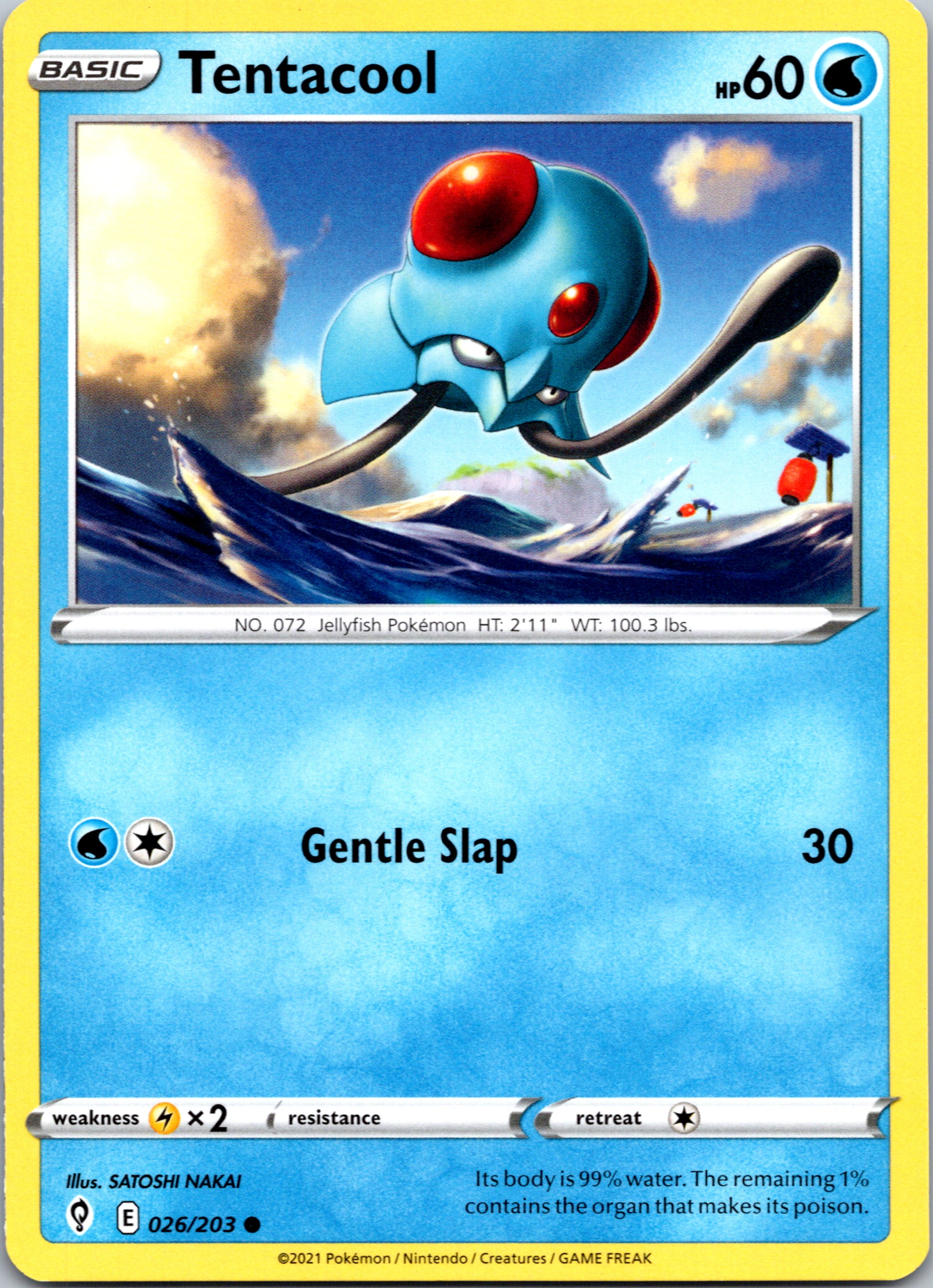 Tentacool (026/203) [Sword & Shield: Evolving Skies]