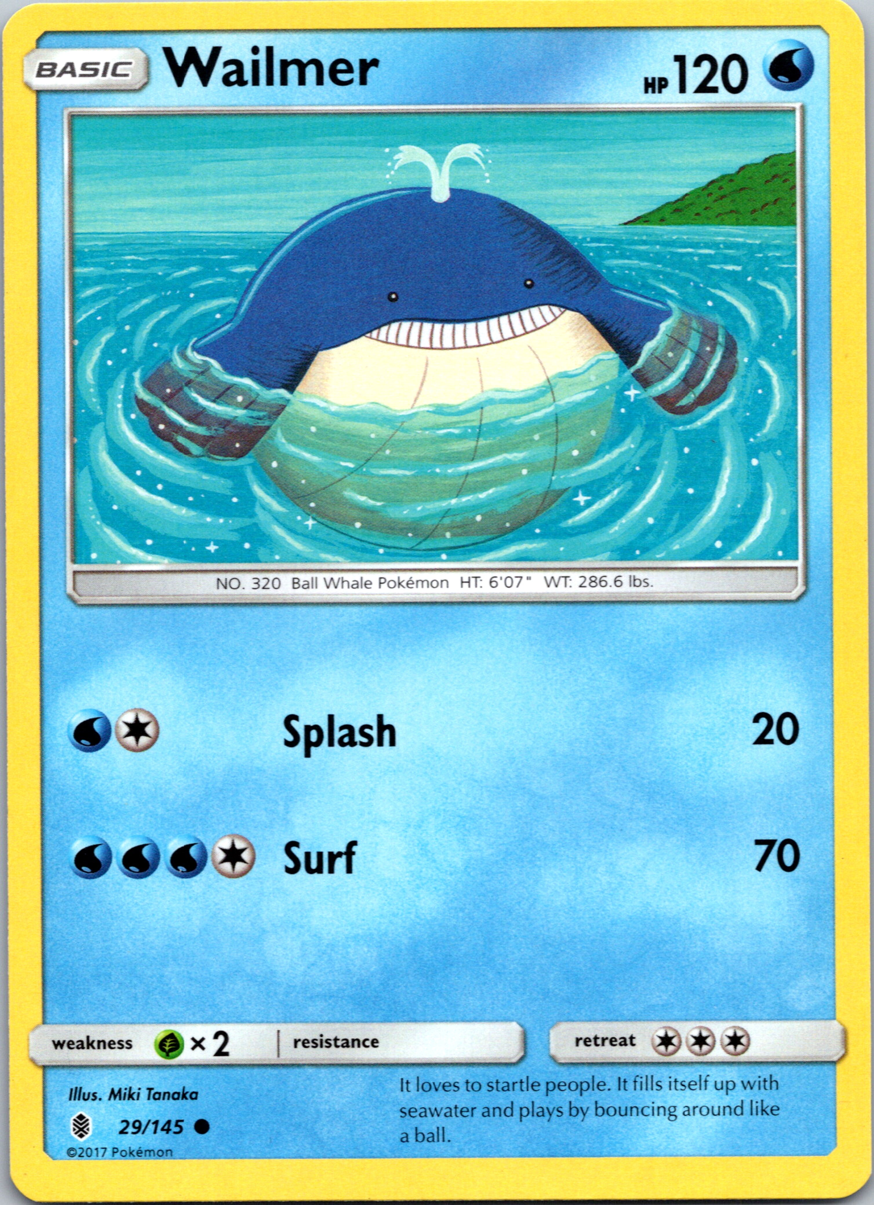 Wailmer (29/145) [Sun & Moon: Guardians Rising]