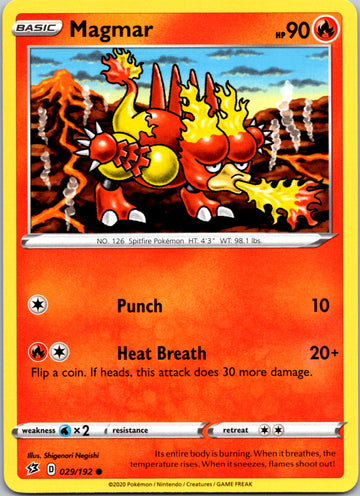 Magmar (029/192) [Sword & Shield: Rebel Clash]