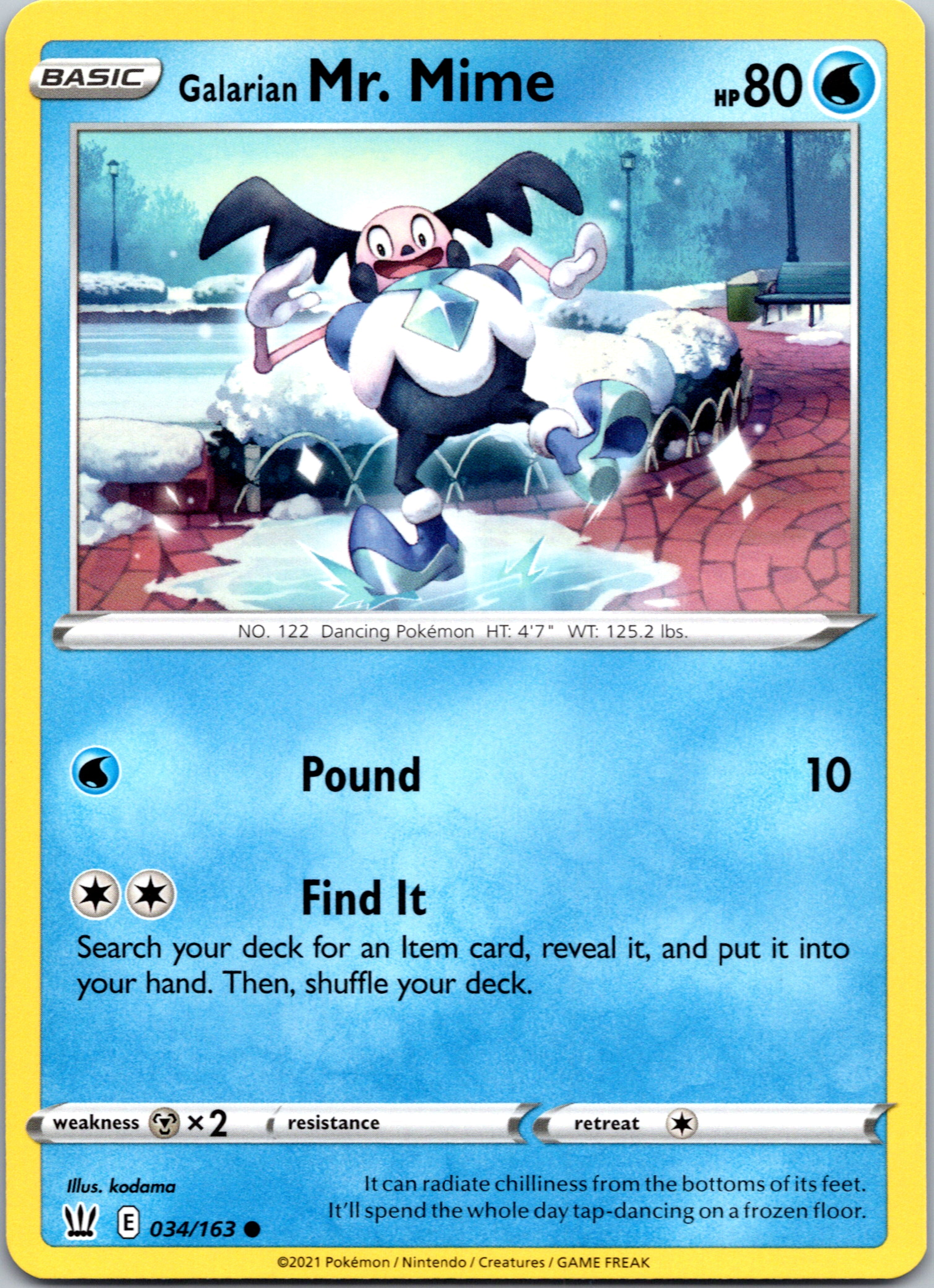 Galarian Mr. Mime [034/163] [SWSH05: Battle Styles]