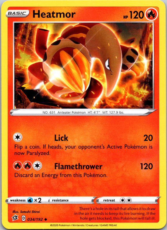 Heatmor (034/192) [Sword & Shield: Rebel Clash]
