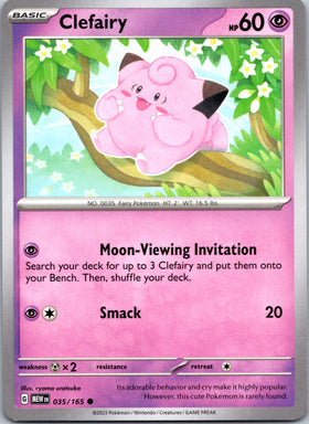 Clefairy (035/165) [Scarlet & Violet:  151]