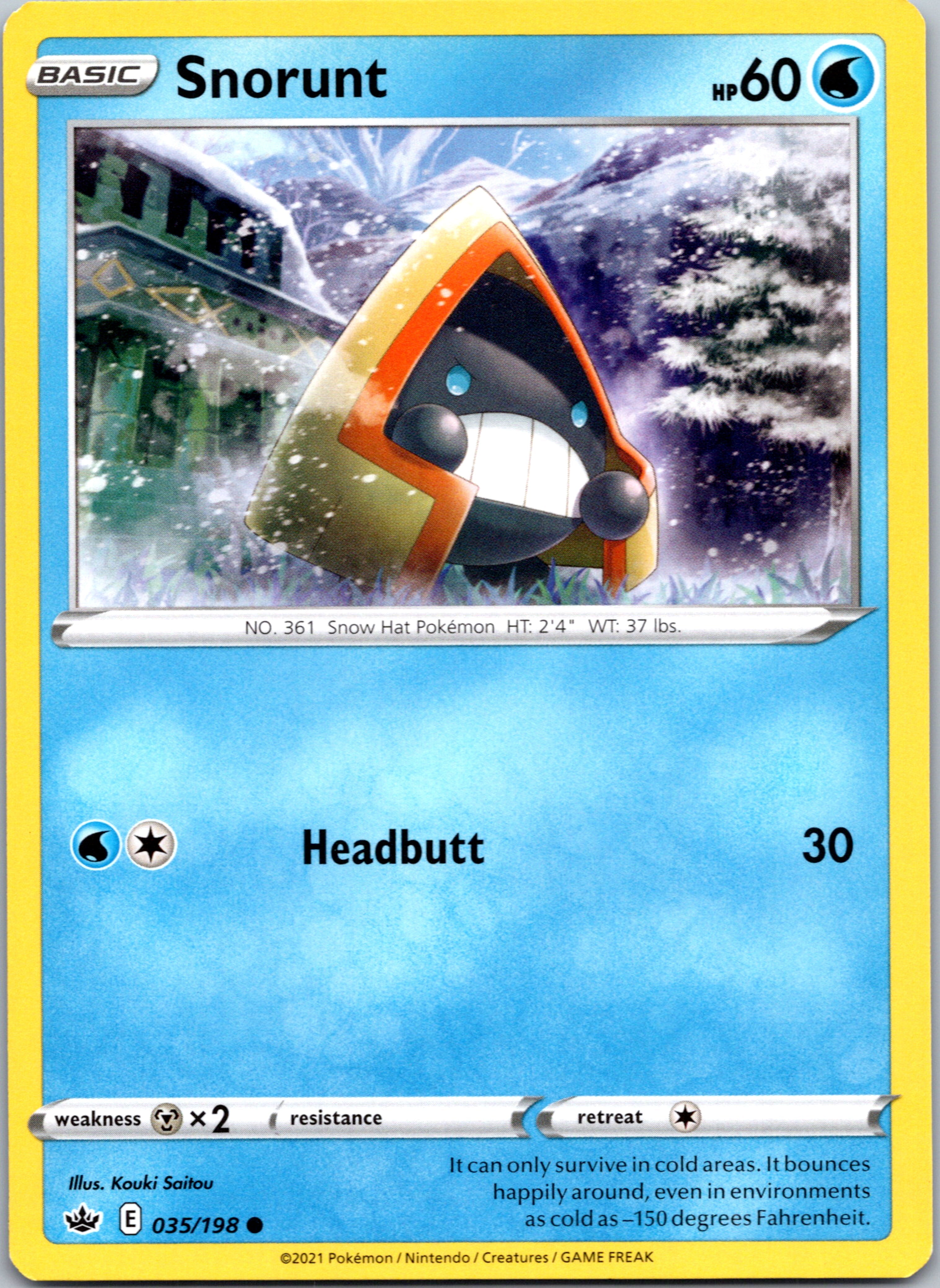 Snorunt (035/198) [Sword & Shield: Chilling Reign]