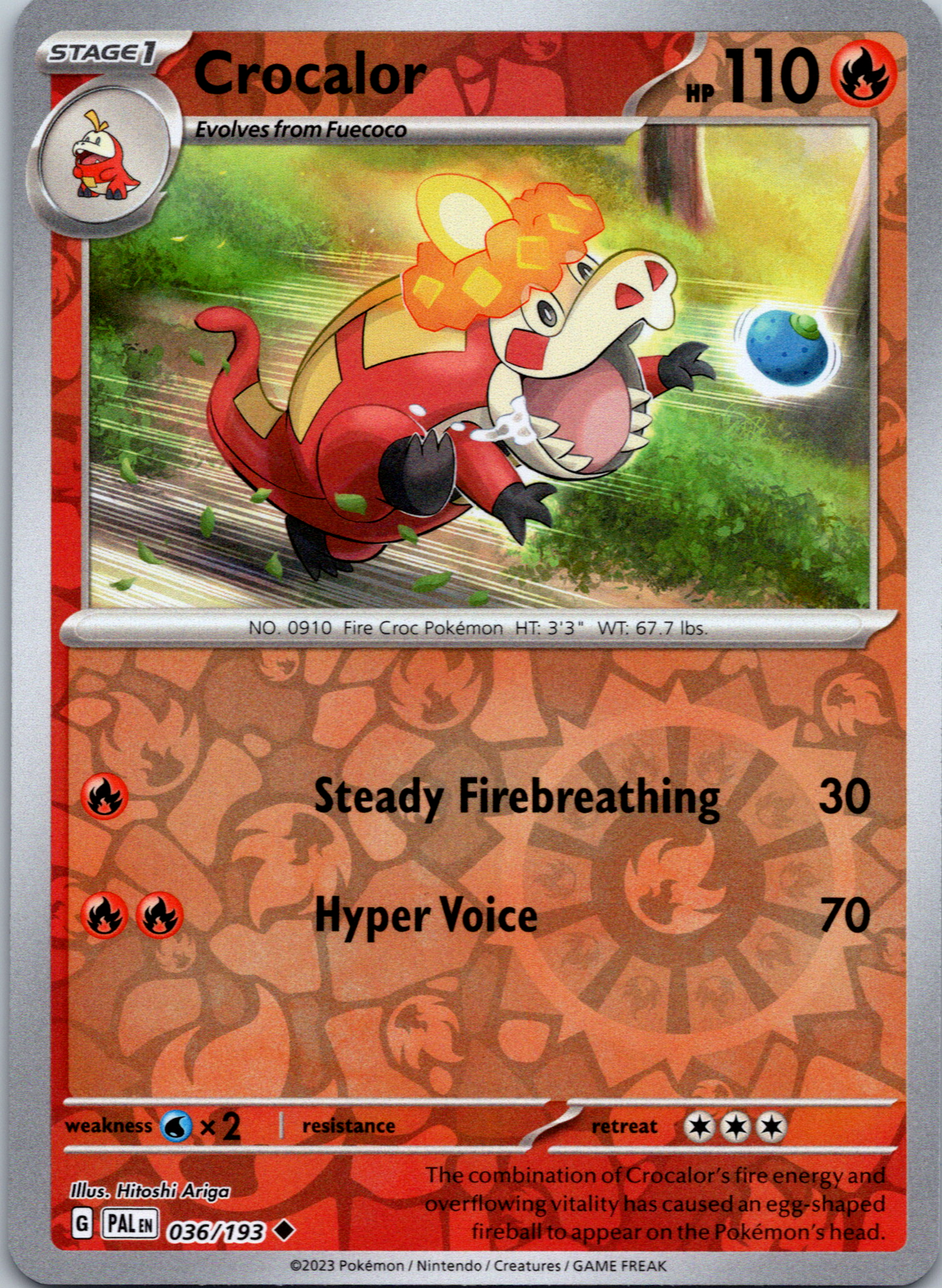 Crocalor (036/193) [Scarlet & Violet: Paldea Evolved]