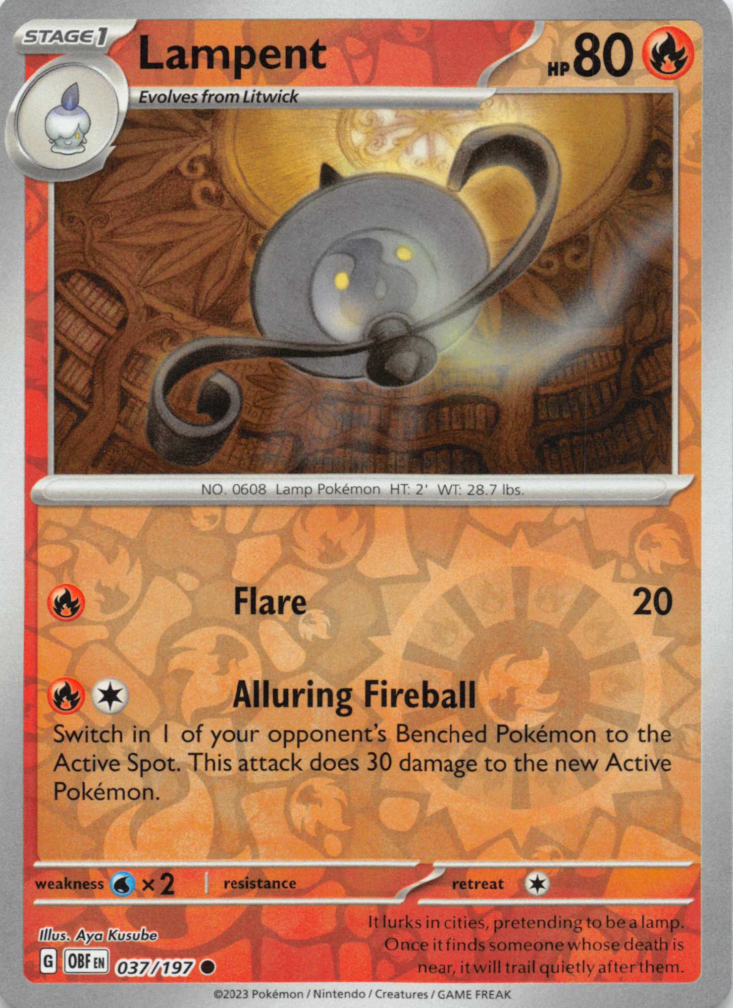 Lampent (037/197) [Scarlet & Violet: Obsidian Flames]