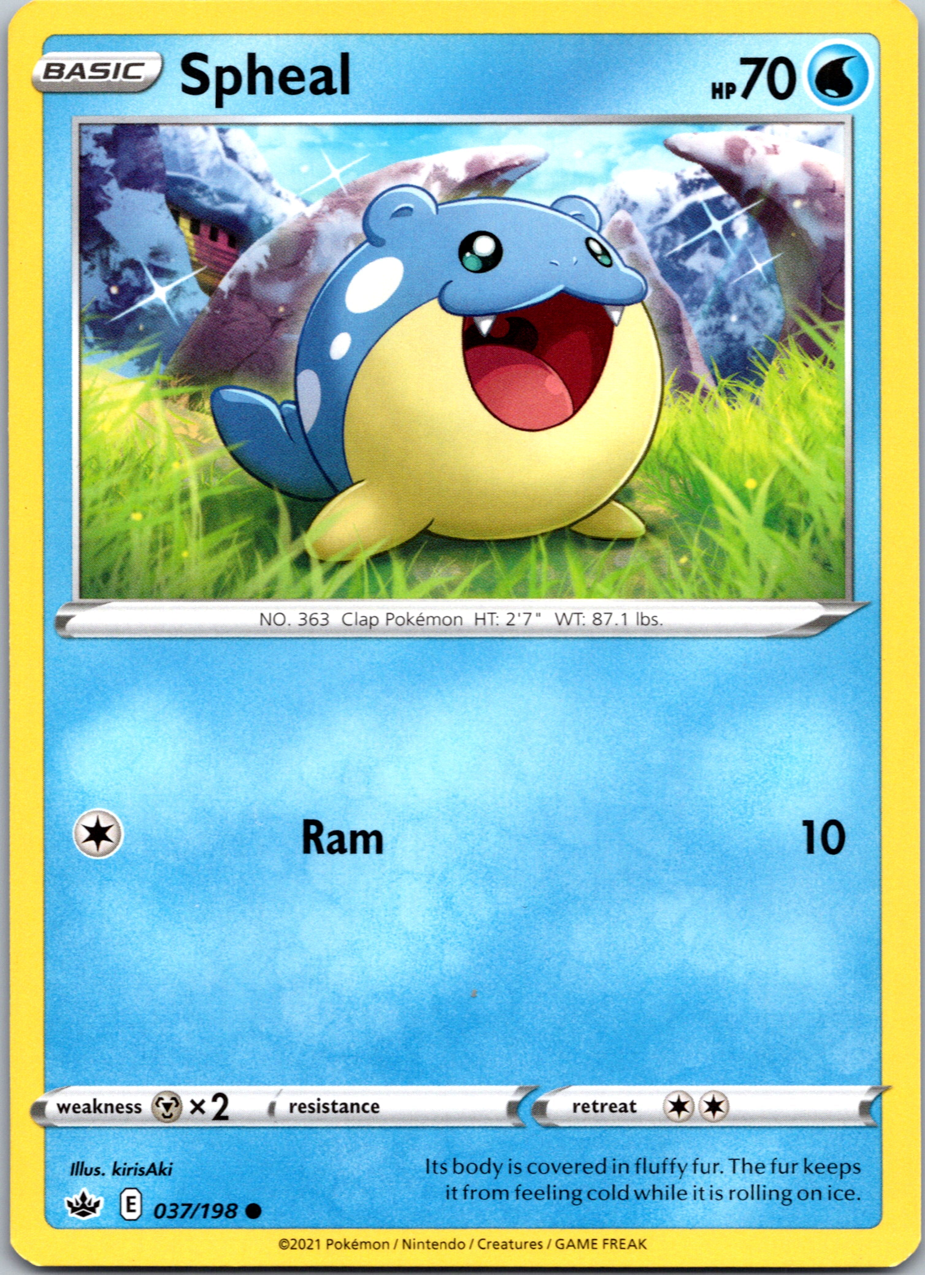 Spheal (037/198) [Sword & Shield: Chilling Reign]