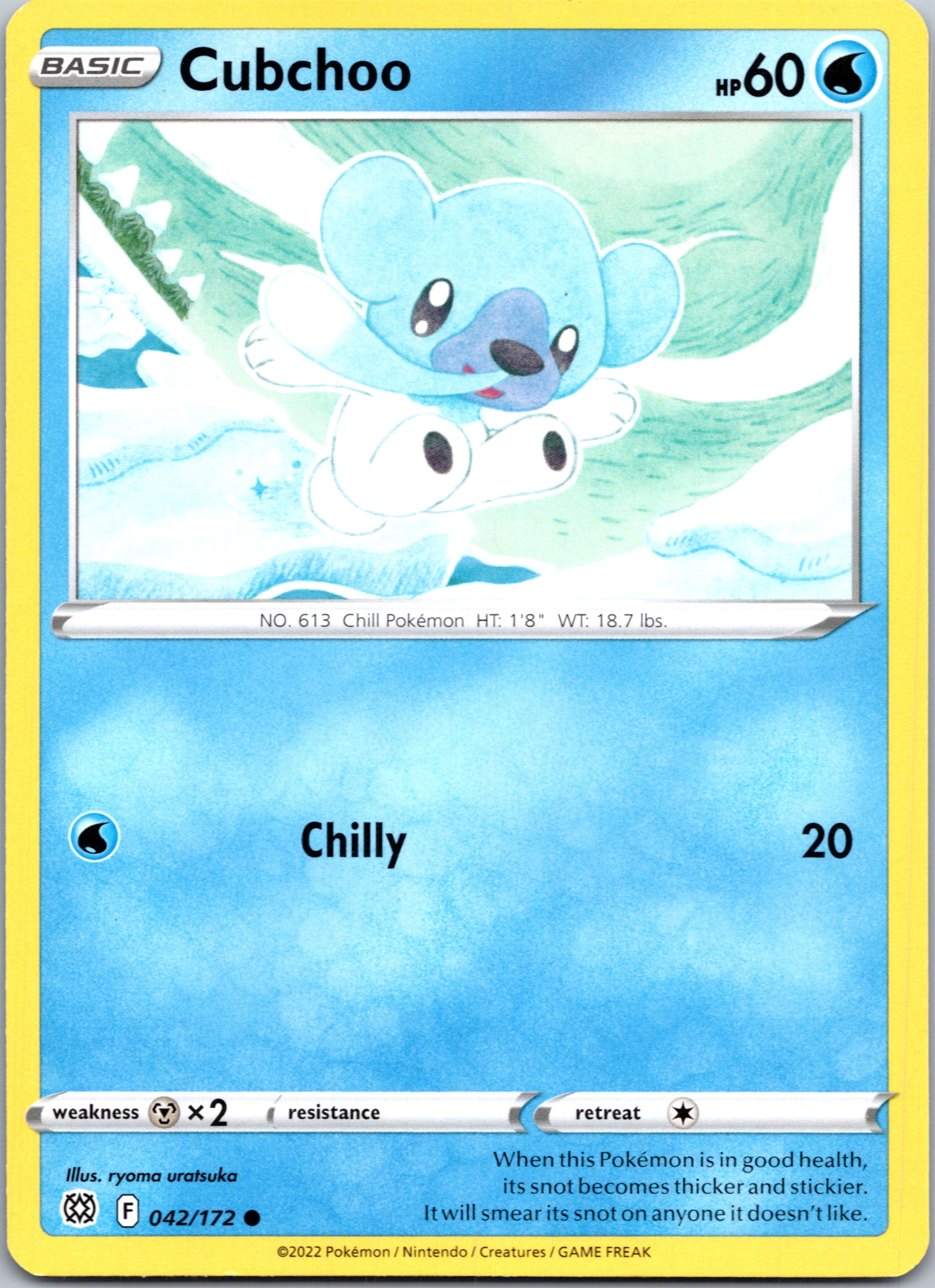 Cubchoo (042/172) [Sword & Shield: Brilliant Stars]