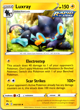 Luxray (043/159) [Sword & Shield: Crown Zenith]