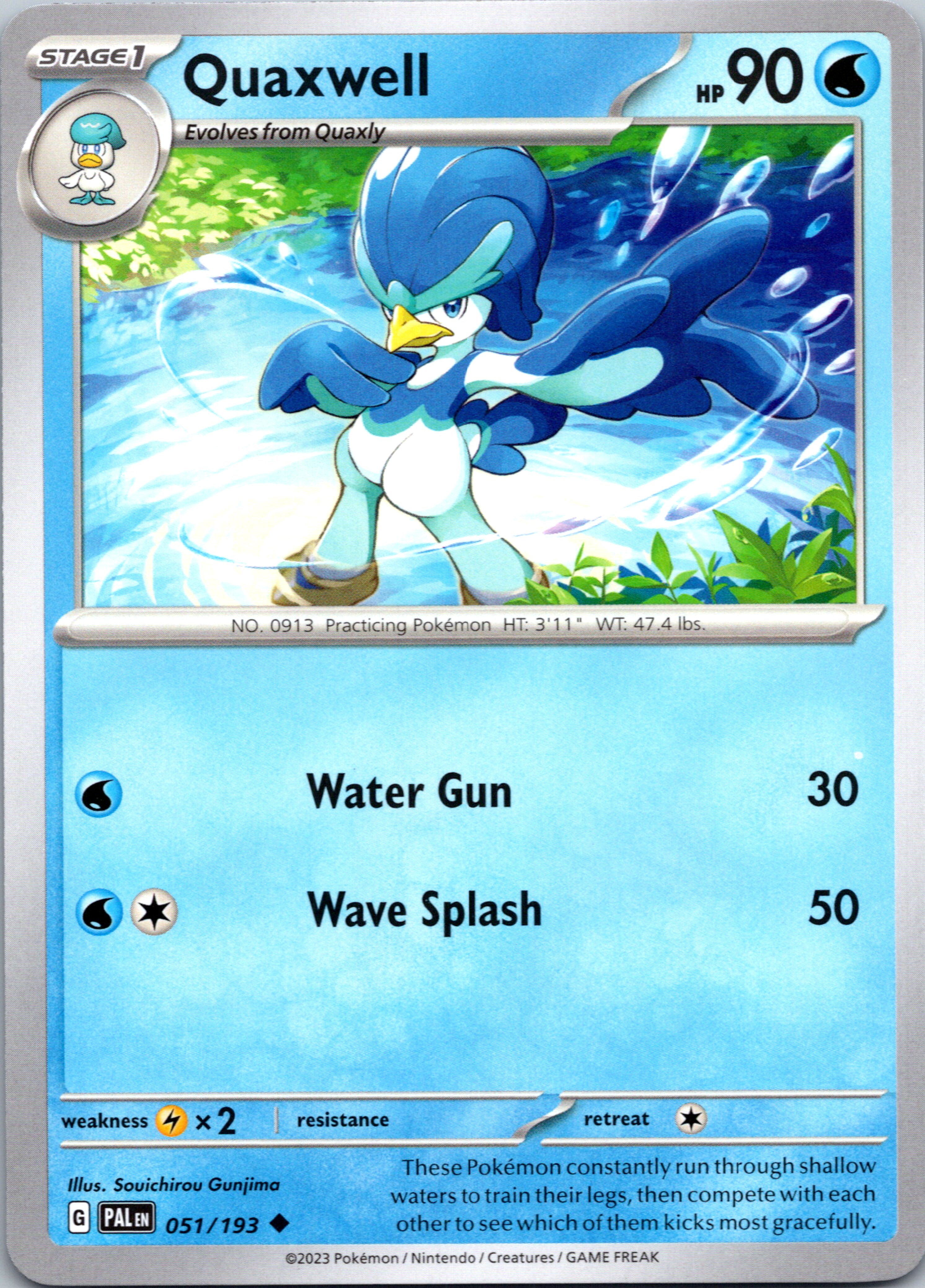 Quaxwell (051/193) [Scarlet & Violet: Paldea Evolved]