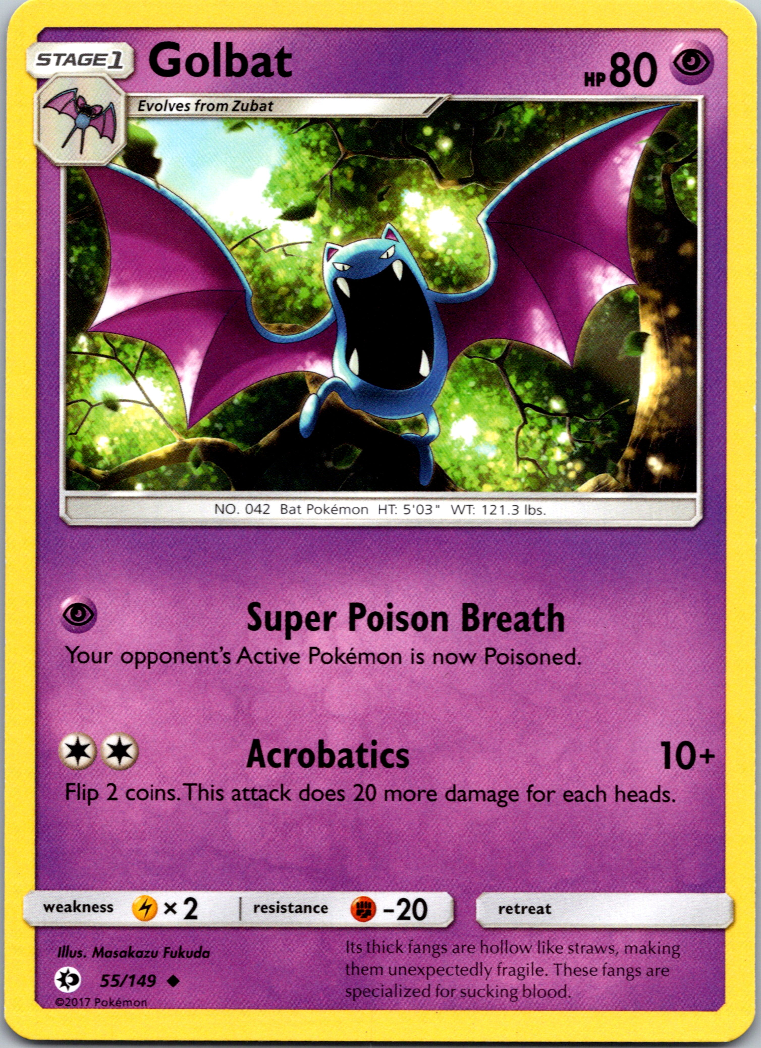 Golbat (55) [SM Base Set]