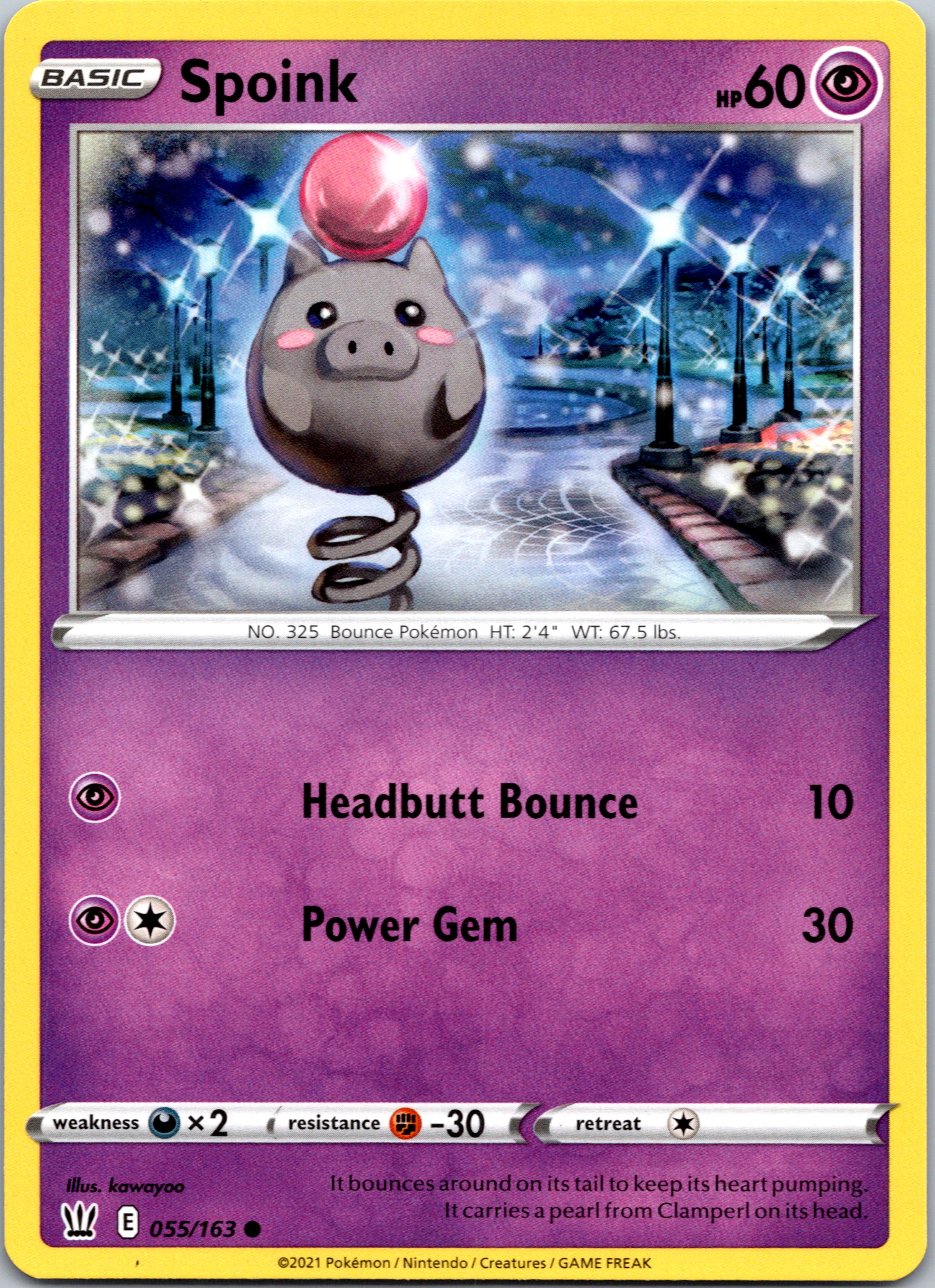 Spoink [055/163] [SWSH05: Battle Styles]