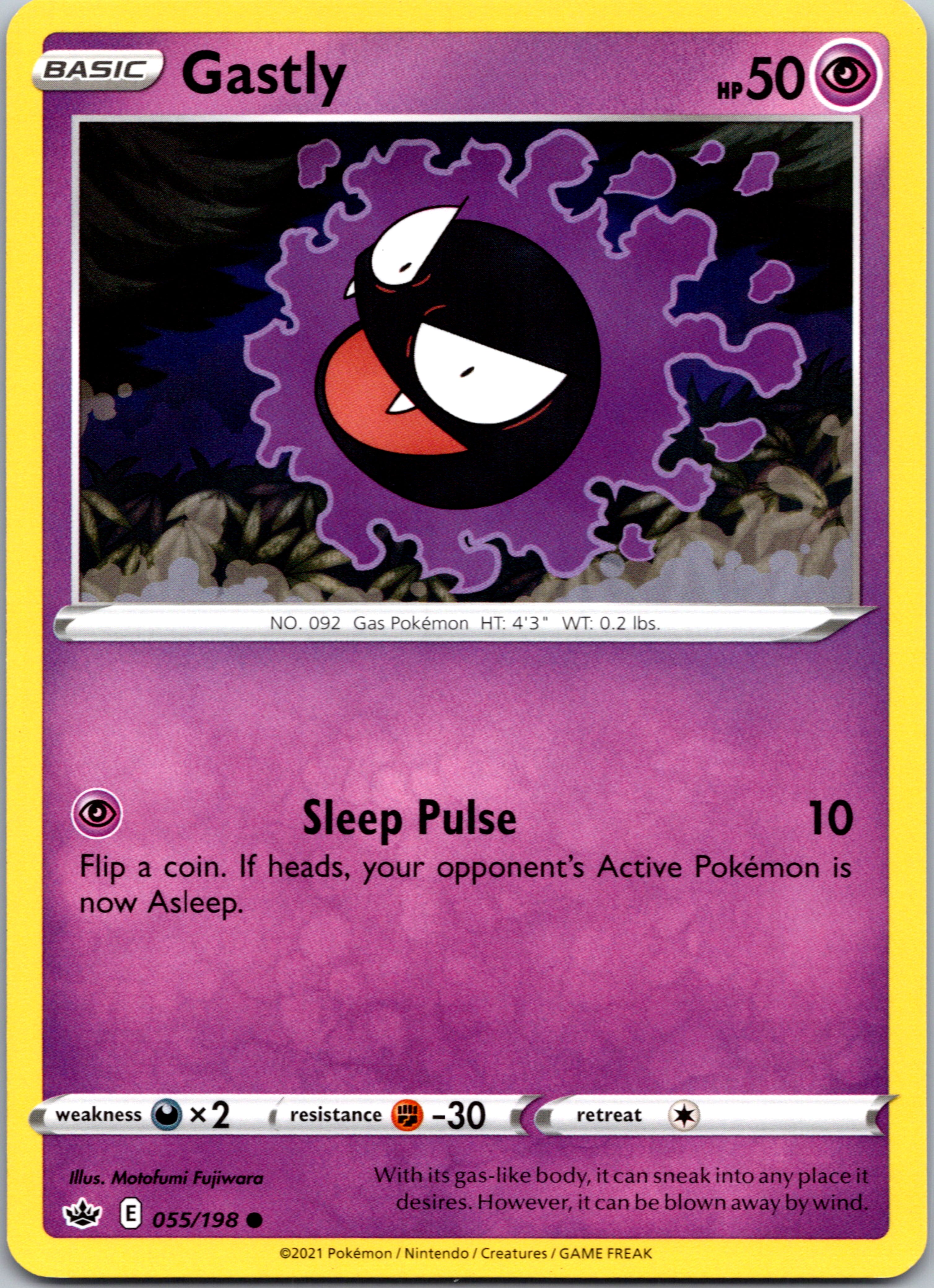 Gastly (055/198) [Sword & Shield: Chilling Reign]