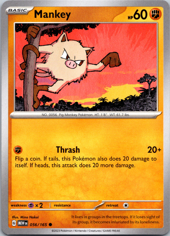 Mankey (056/165) [Scarlet & Violet:  151]