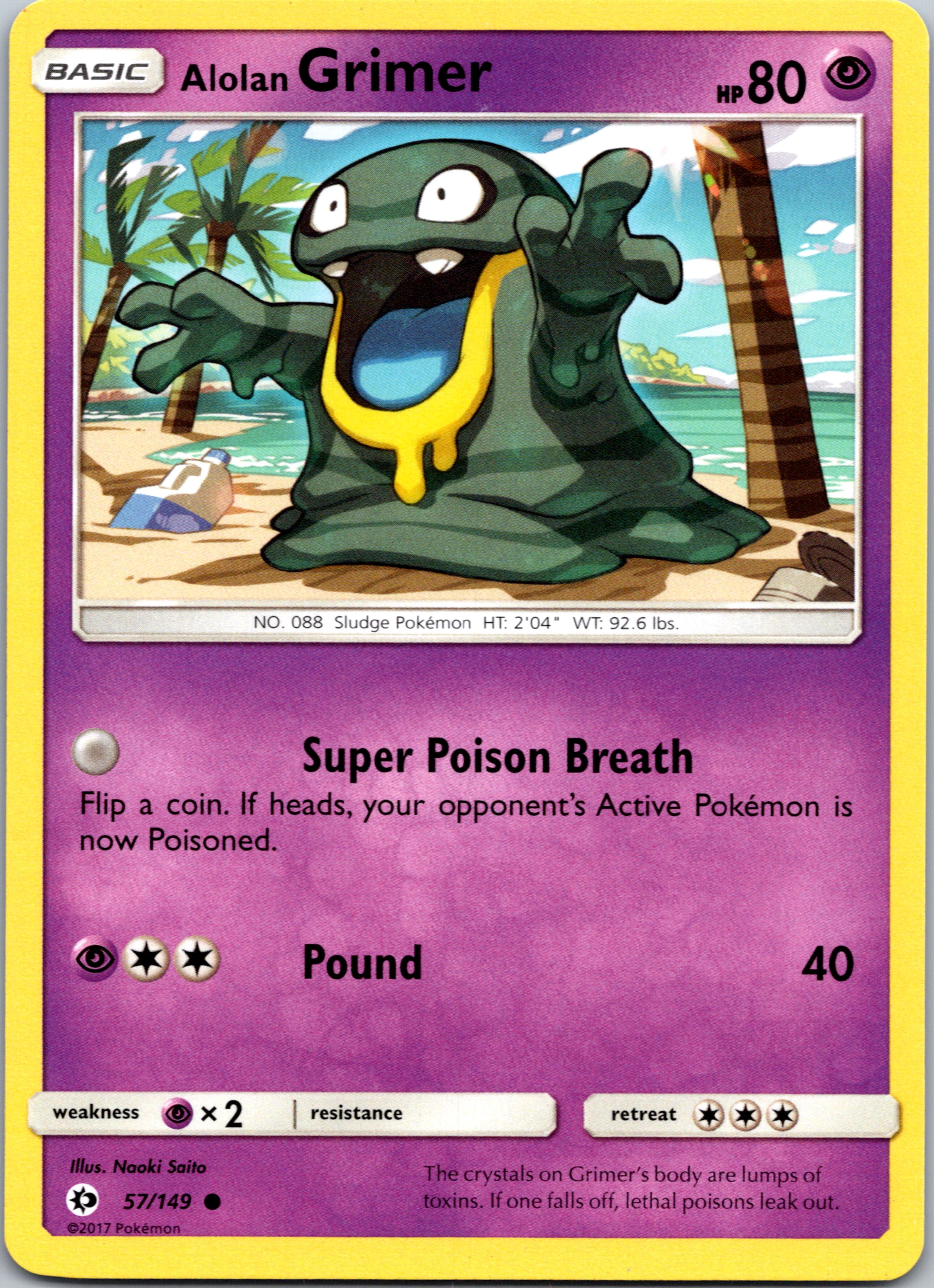 Alolan Grimer (057/149) [SM Base Set]