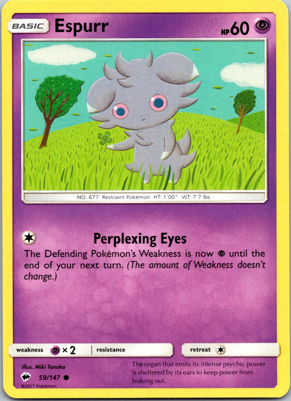Espurr (059/147) [Sun & Moon: Burning Shadows]