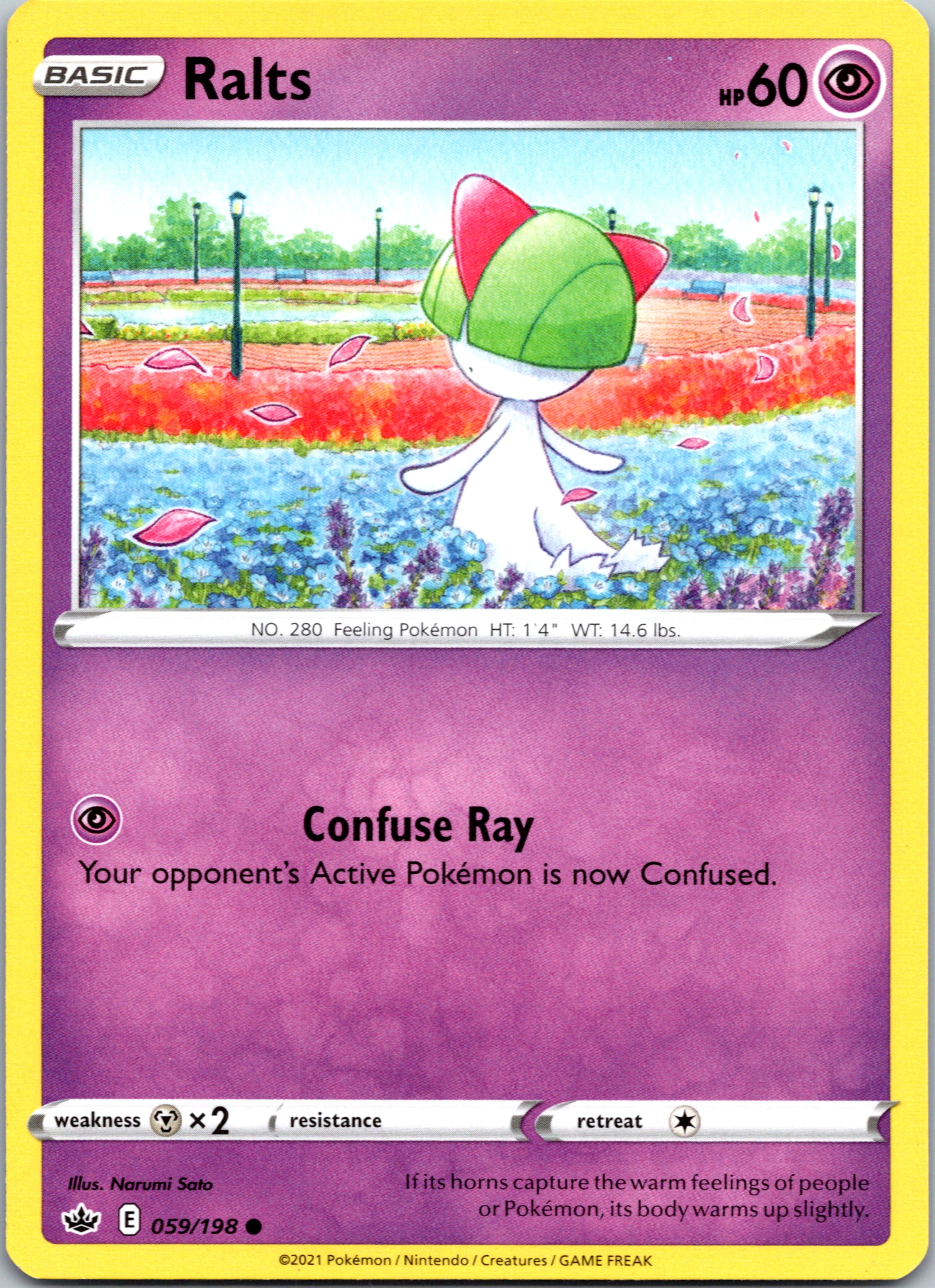 Ralts (059/198) [Sword & Shield: Chilling Reign]